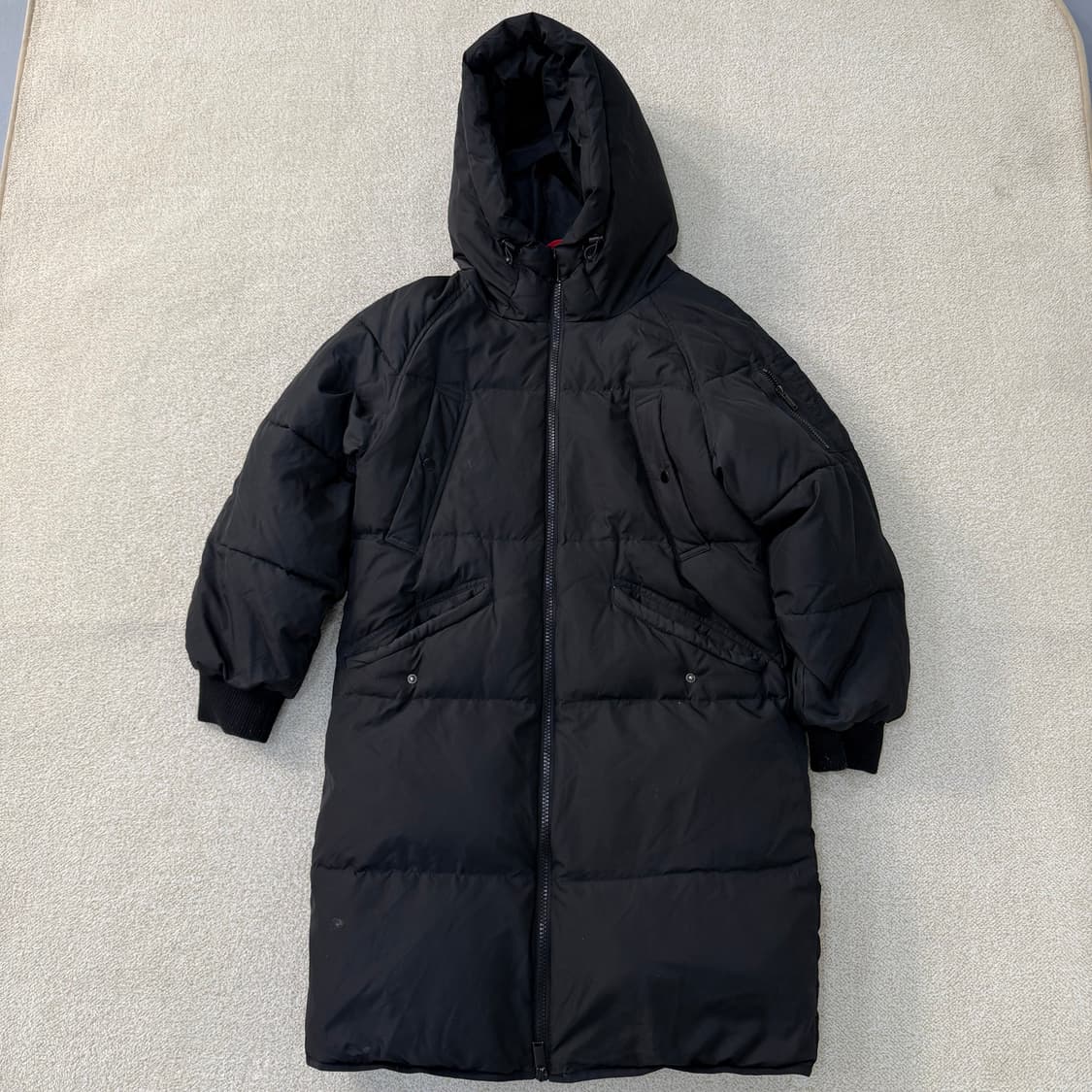 90 훔 에어범퍼 덕다운 롱패딩 0204T1 상품이미지1