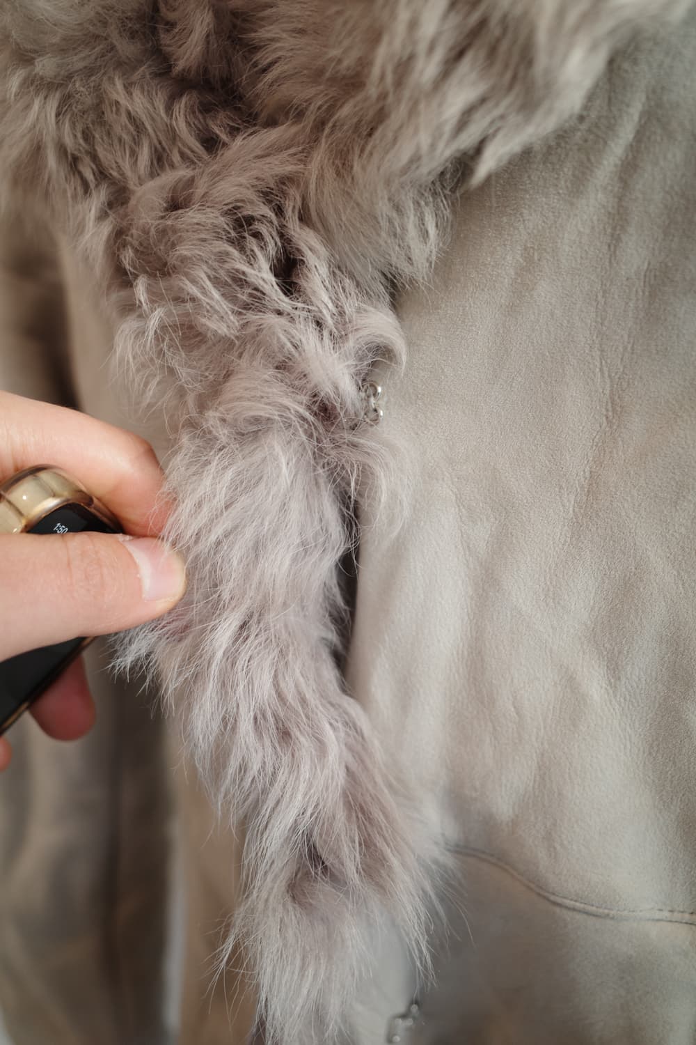 Japan brand 양가죽 퍼 자켓 상품이미지5