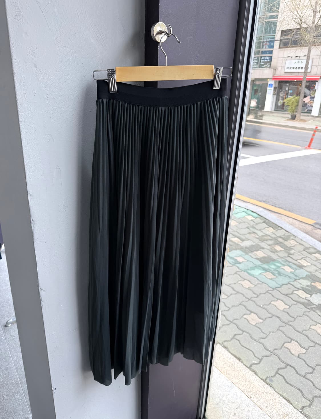 61/ 랑방 컬렉션 플리츠 롱 스커트 상품이미지7