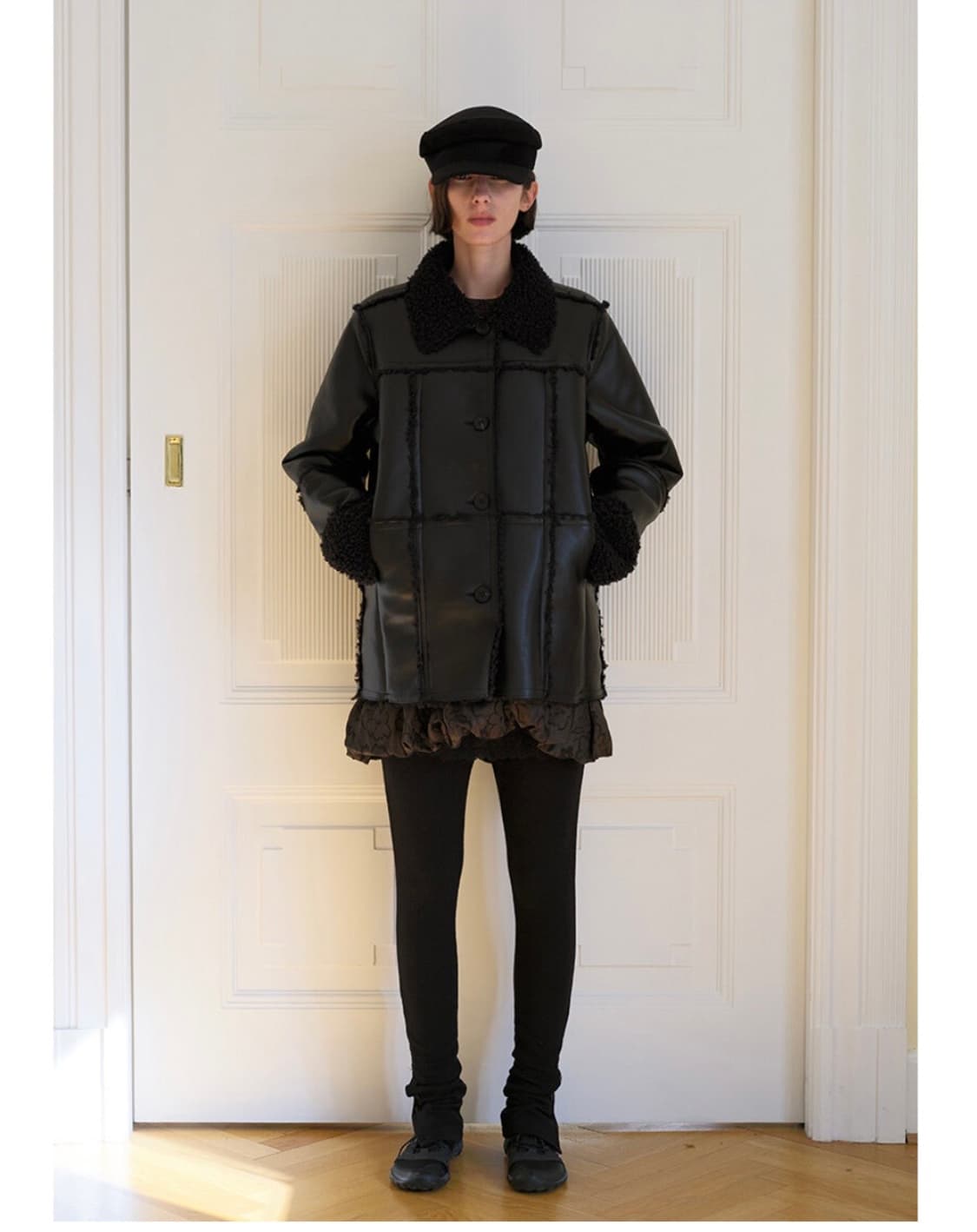 버뮬라 hairy reversible mustang 무스탕  상품이미지6