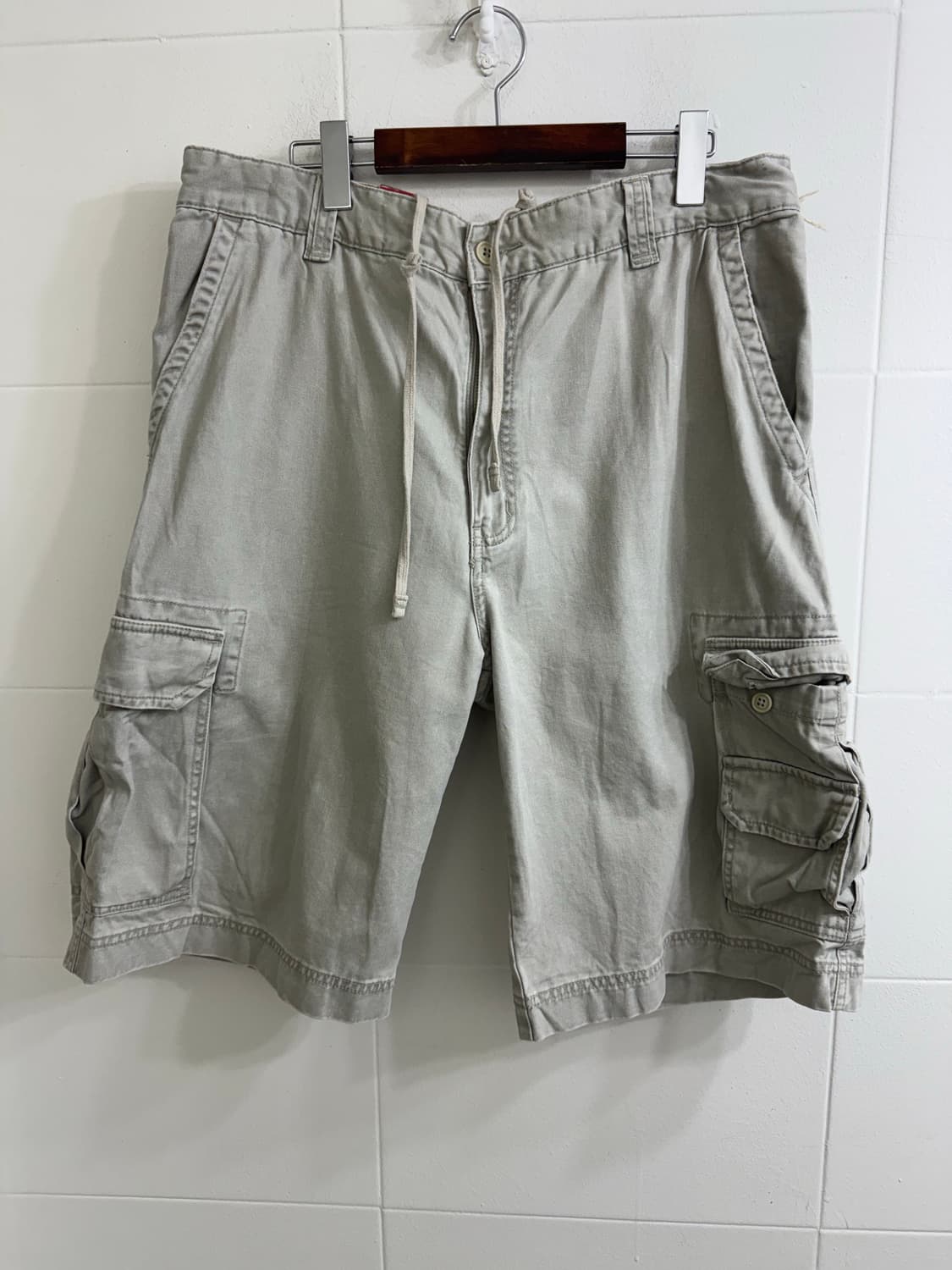 빈티지 와이드포켓 버뮤다카고팬츠 상품이미지3