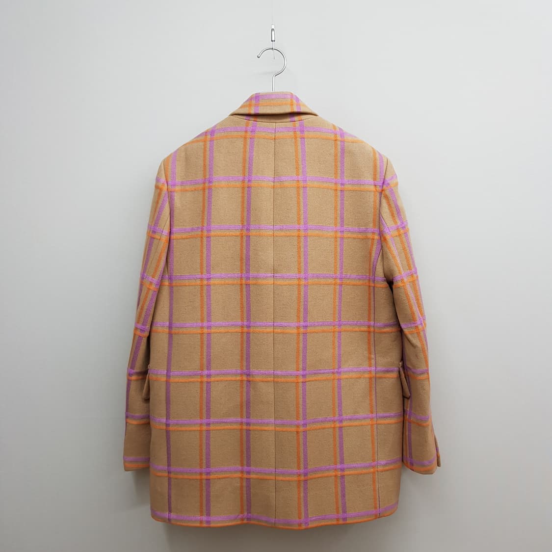 럭키슈에뜨 체크 싱글 자켓 36사이즈 상품이미지4