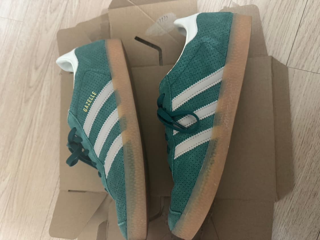 여성_아디다스 가젤 스웨이드 그린 240mm 상품이미지3