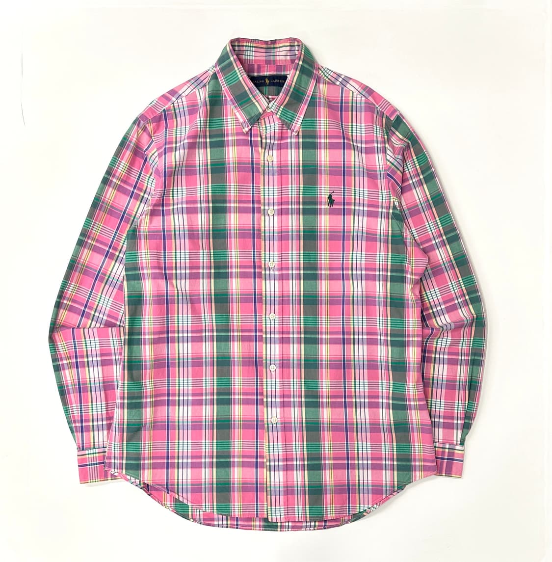 polo pink multi color shirt  상품이미지2