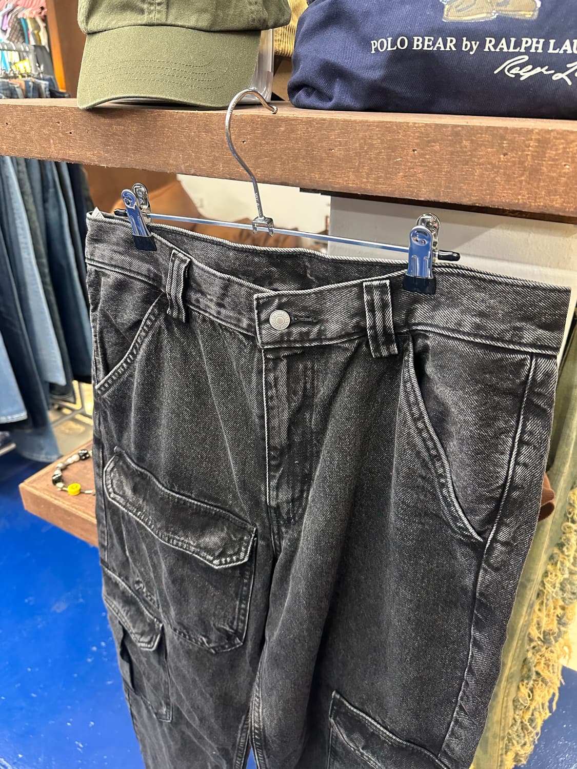 리바이스 블랙데님 카고 팬츠  상품이미지3