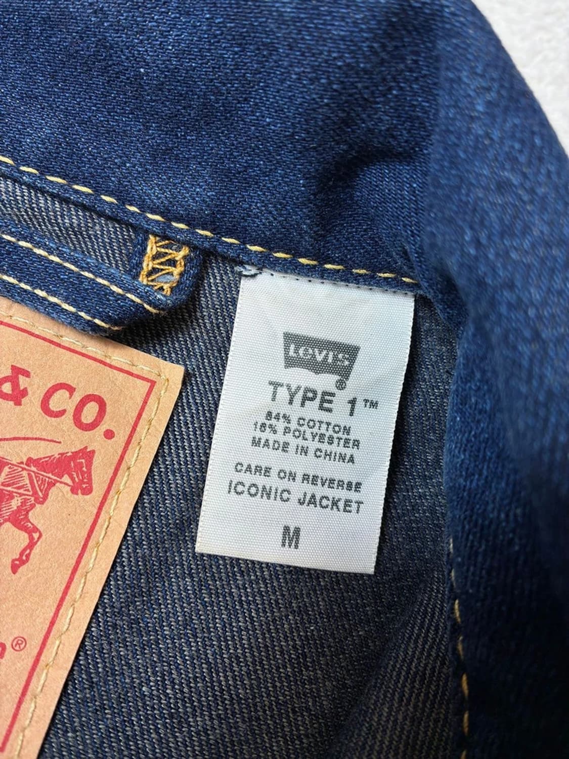 리바이스 00's 타입 1 아이코닉 데님 자켓 PN7429 상품이미지9