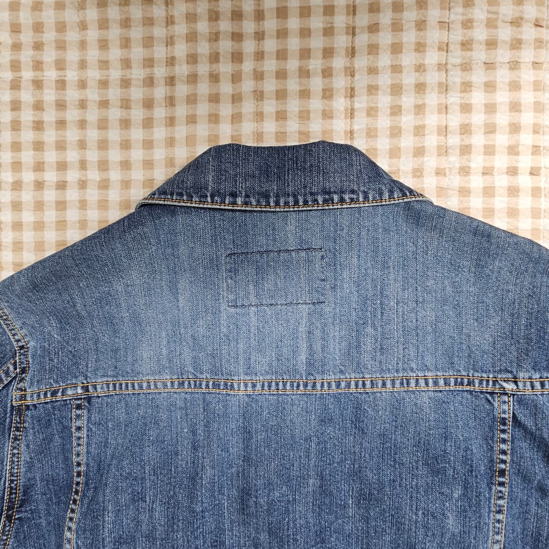 지오다노 데님 청자켓 남자100 상품이미지5