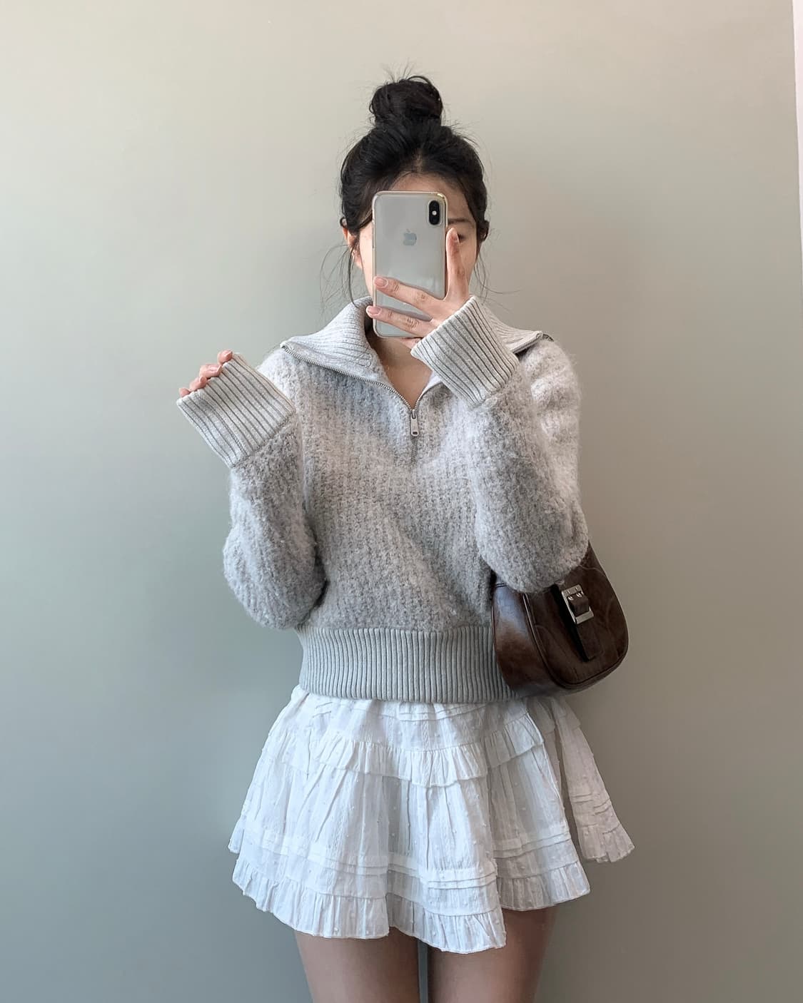 캘빈 클라인 반집업 니트  상품이미지3