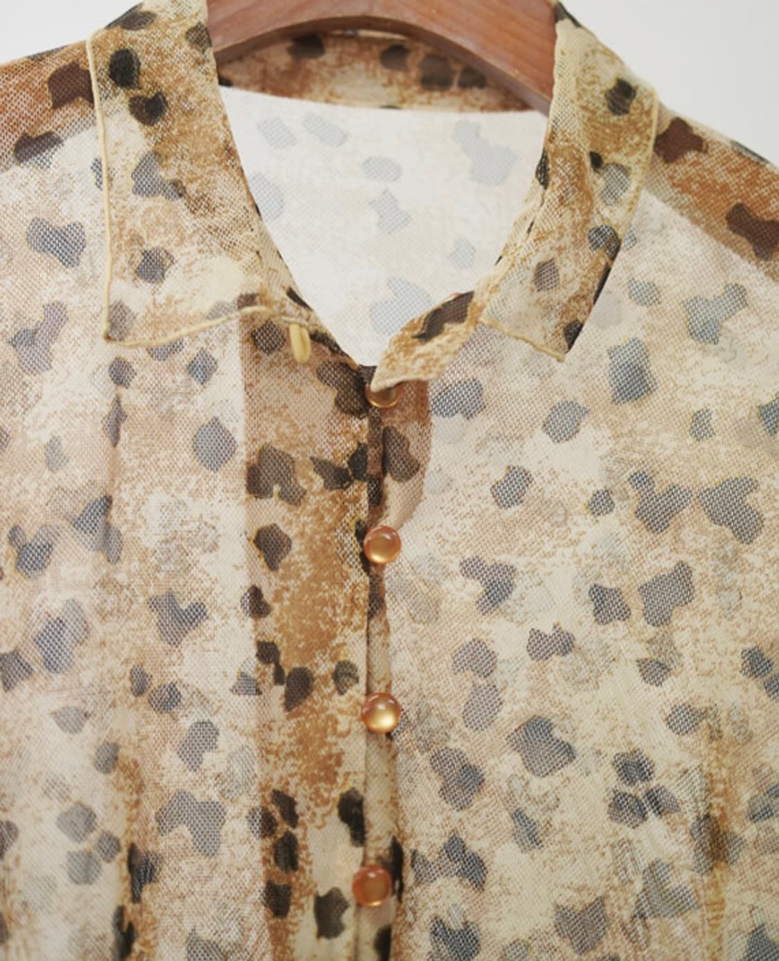 vintage women's leopard shirts 상품이미지2