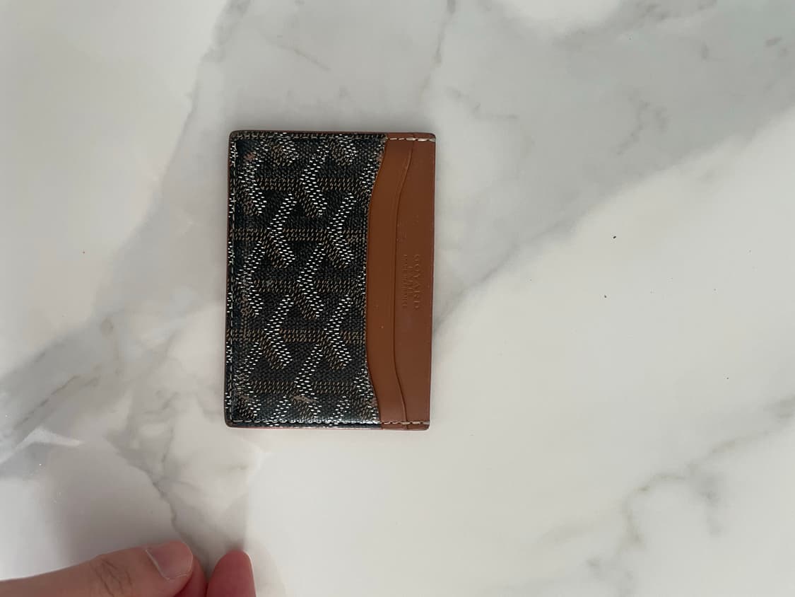 고야드 카드지갑 브라운 블랙 상품이미지2