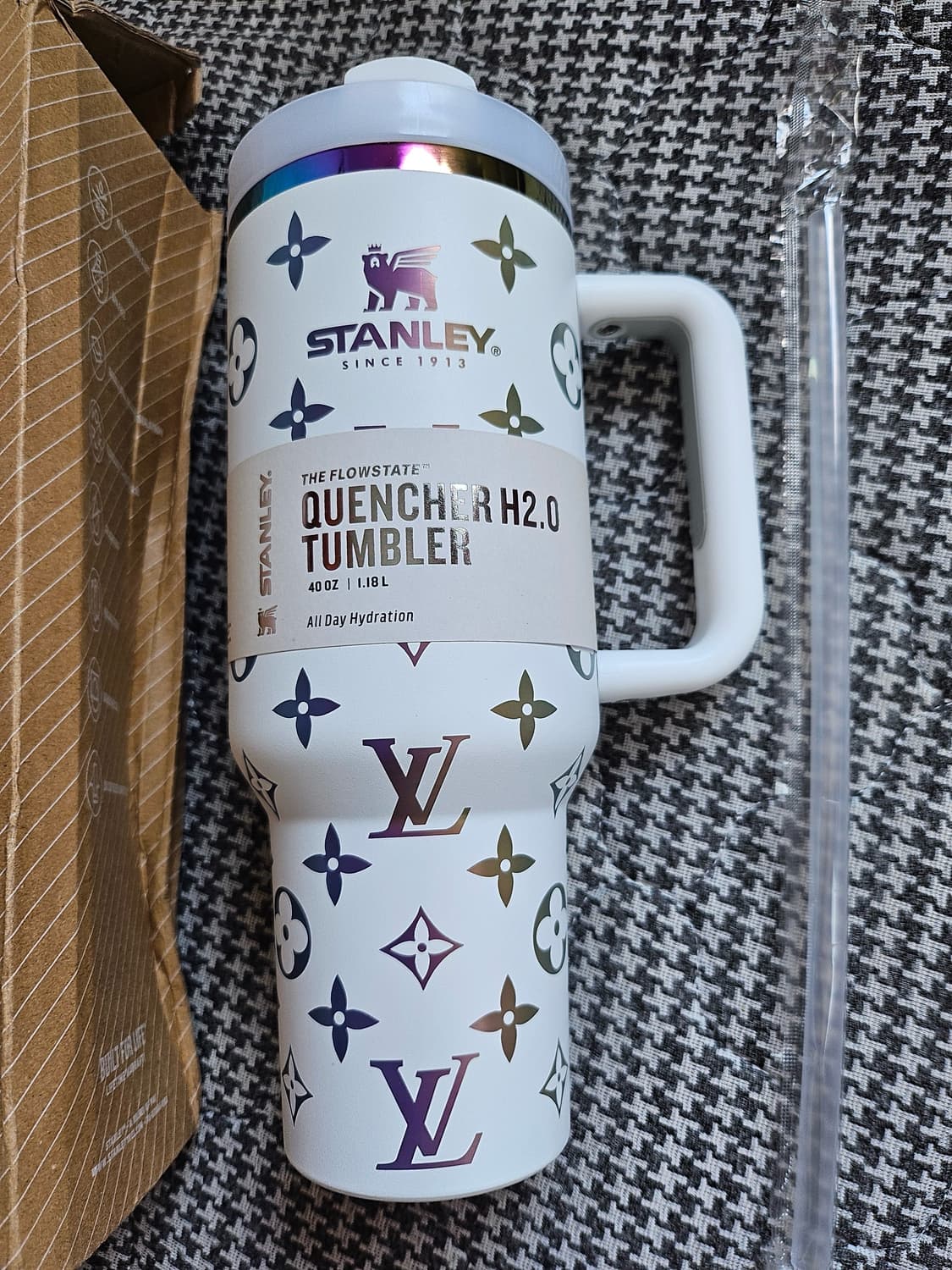 스탠리 퀜처 H2.0 텀블러 40oz 루이비통 커스텀 상품이미지2
