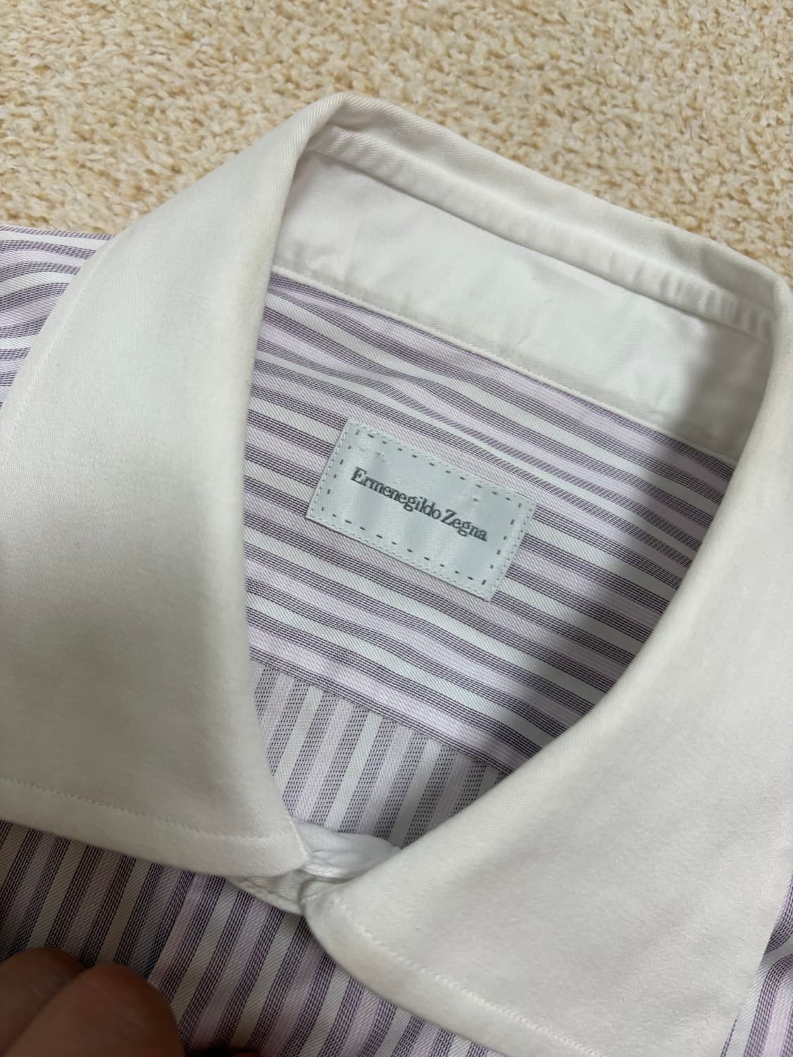 Ermenegildo Zegna 에르메네질도 제냐 스트라이프 드레스 셔츠 상품이미지3