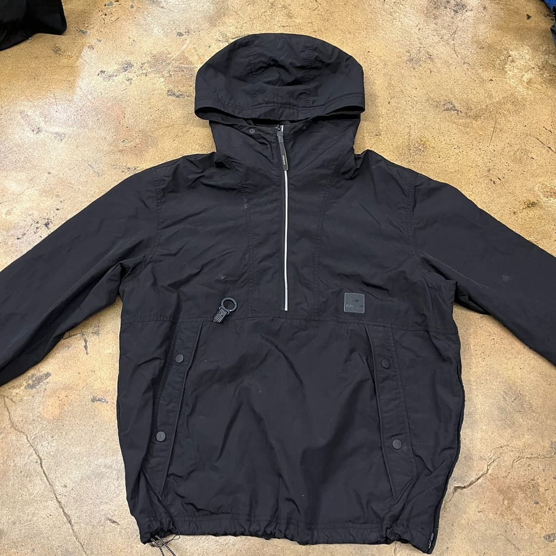 [정품/L] 아이더 블랙 아노락 후드 바람막이 b17 상품이미지3