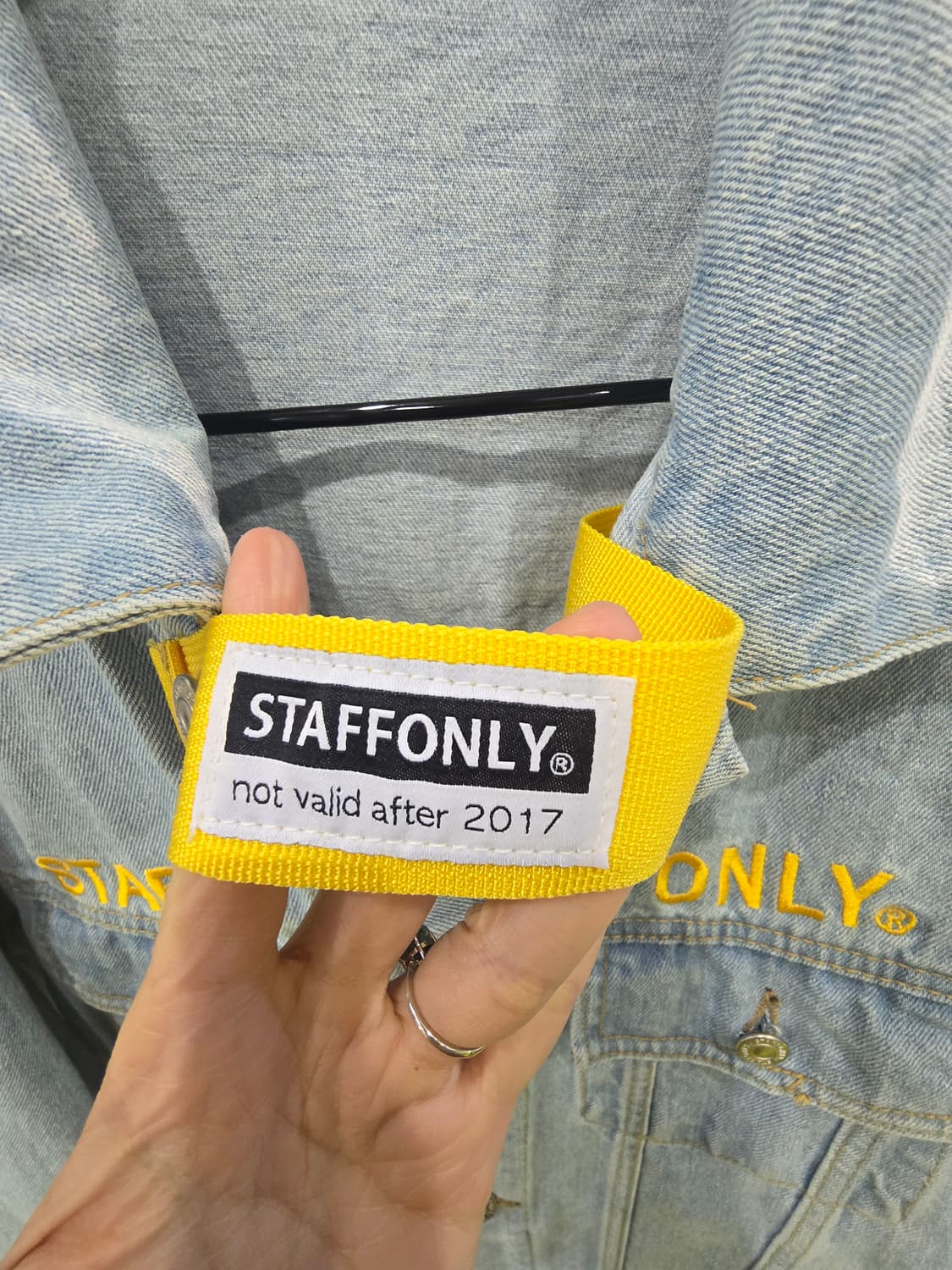 STAFFONLY 스태프온리 데님 자켓 상품이미지3