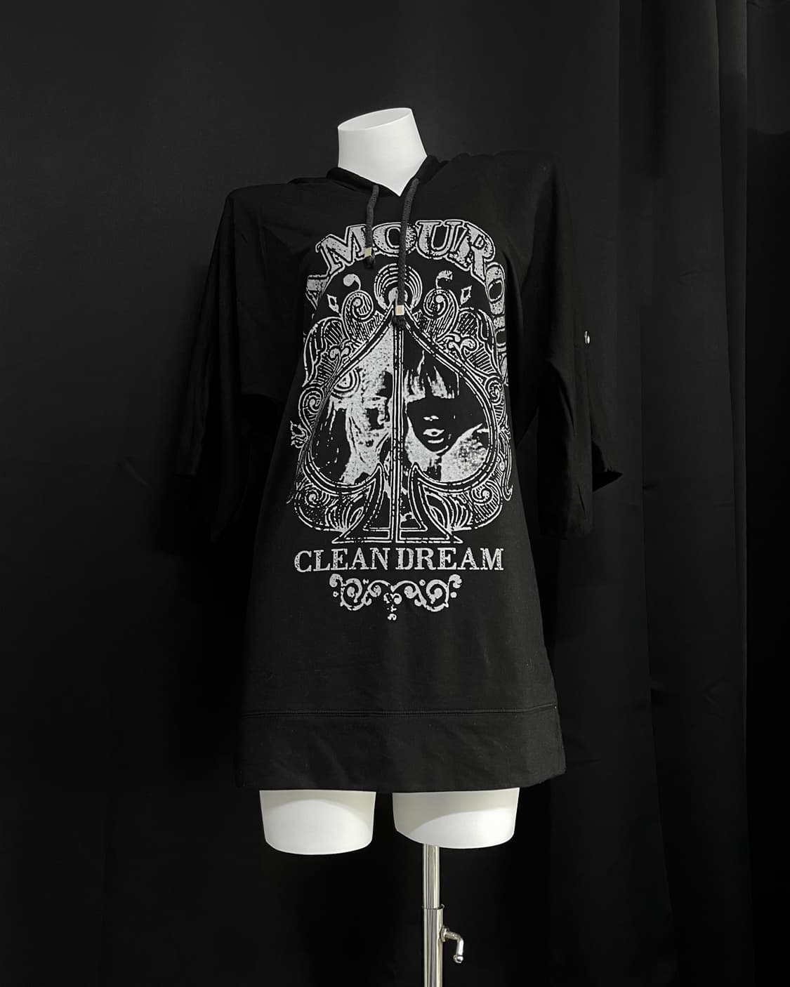 printing hood t-shirt 상품이미지1