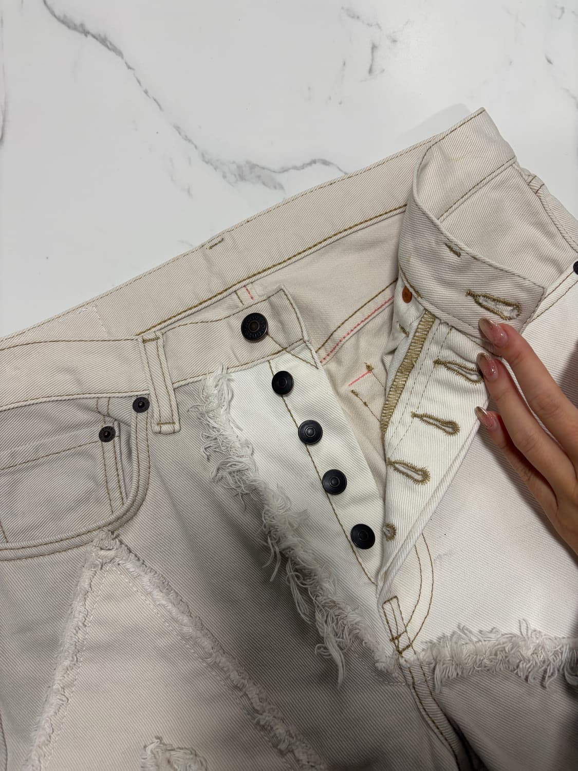 (새상품) Acne Studios 별 패치 데님 팬츠 상품이미지2