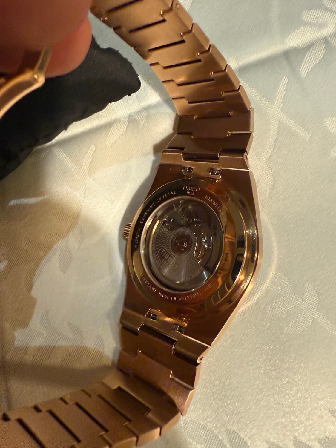 티쏘 prx 로즈골드 40미리 새상품급 11/17일 구매 상품이미지3