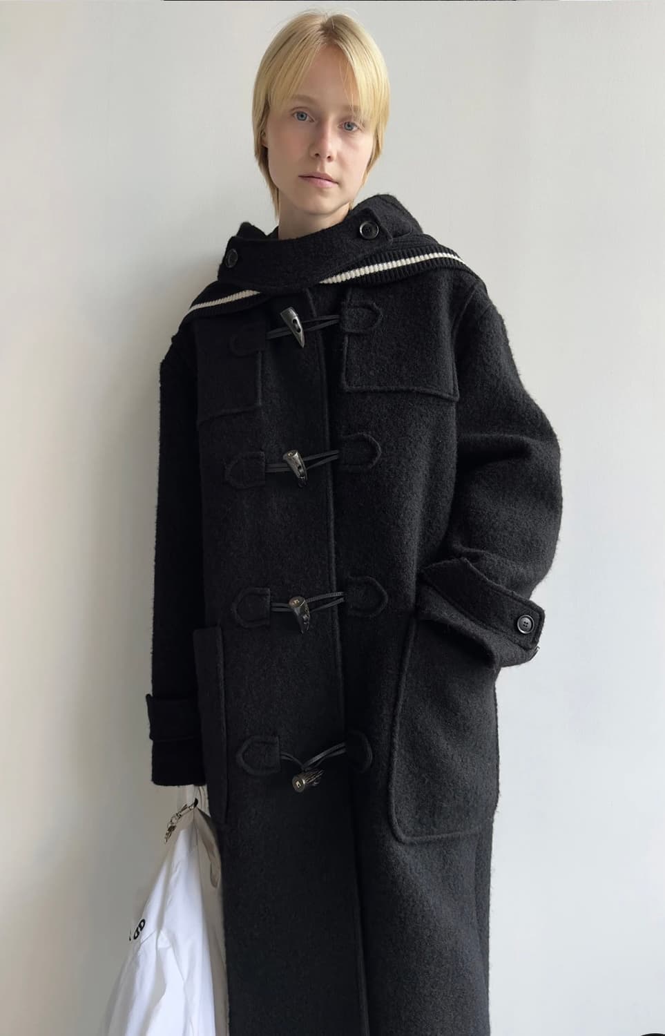 Low Classic DUFFLE COAT_BLACK (원가 70) 상품이미지4