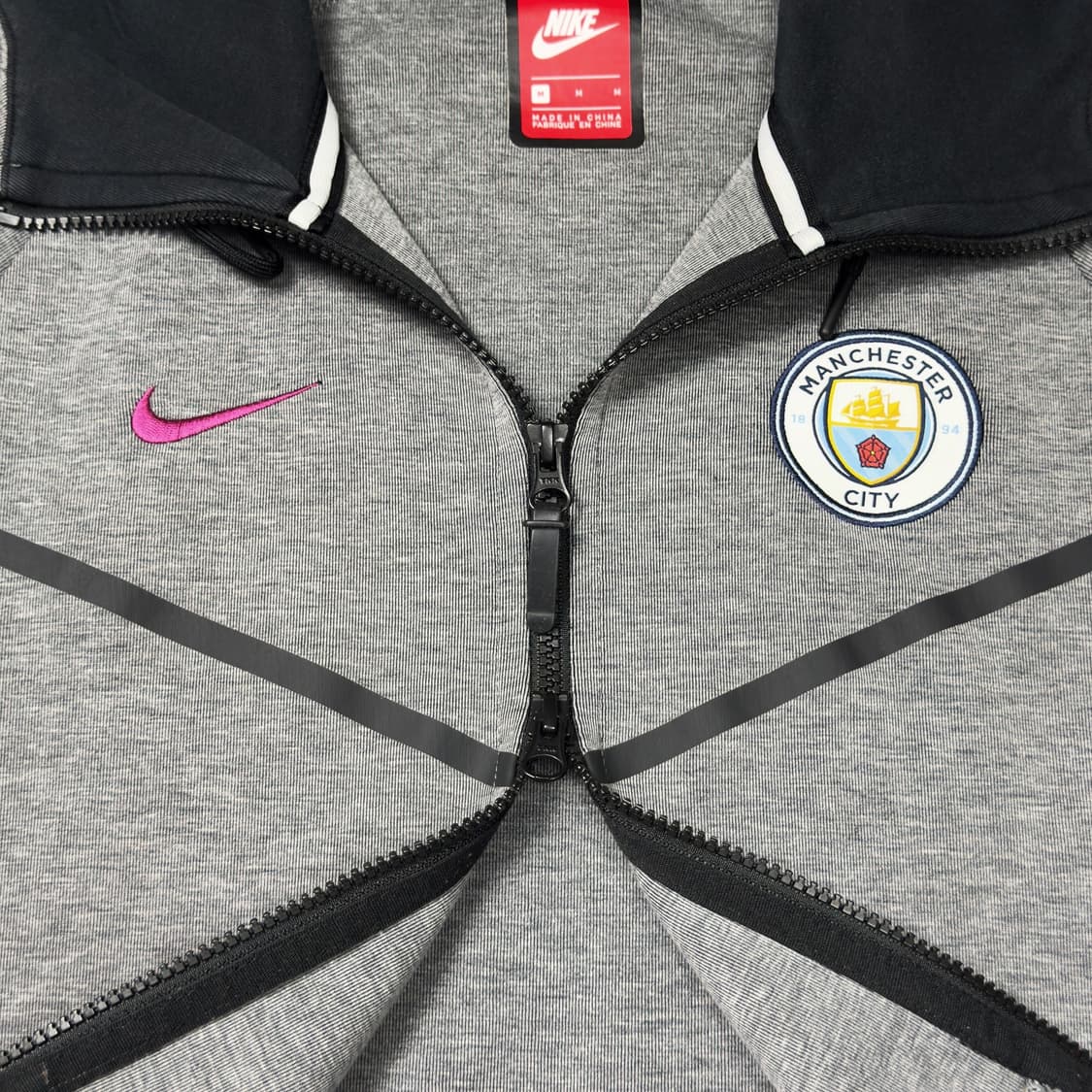 (M) 나이키 테크팩 맨체스터 시티 후드집업 그레이 상품이미지3