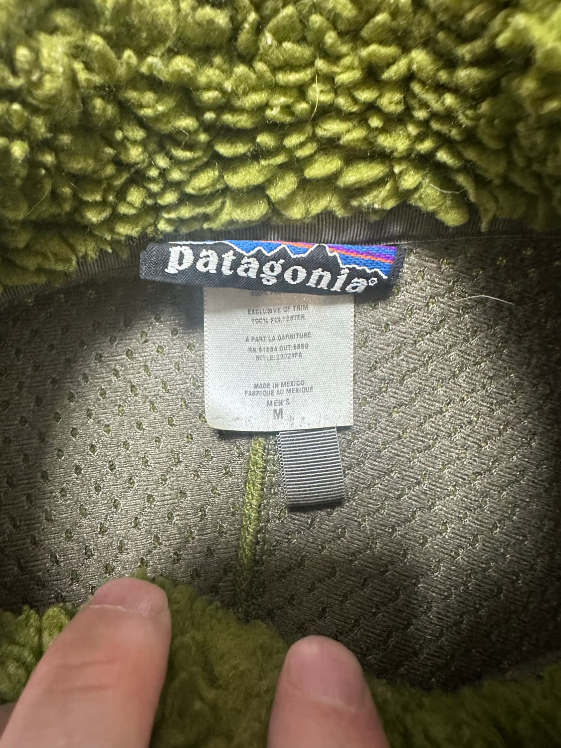 (M) 파타고니아 빈티지 딥파일 그린 상품이미지2