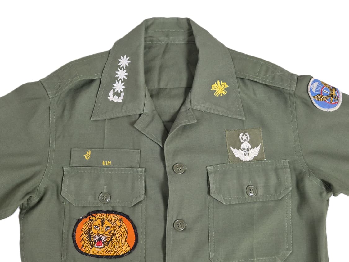 육군 구형 특수전사령부 보병 대령 민무늬 전투복 상의 자켓 (M) 상품이미지5