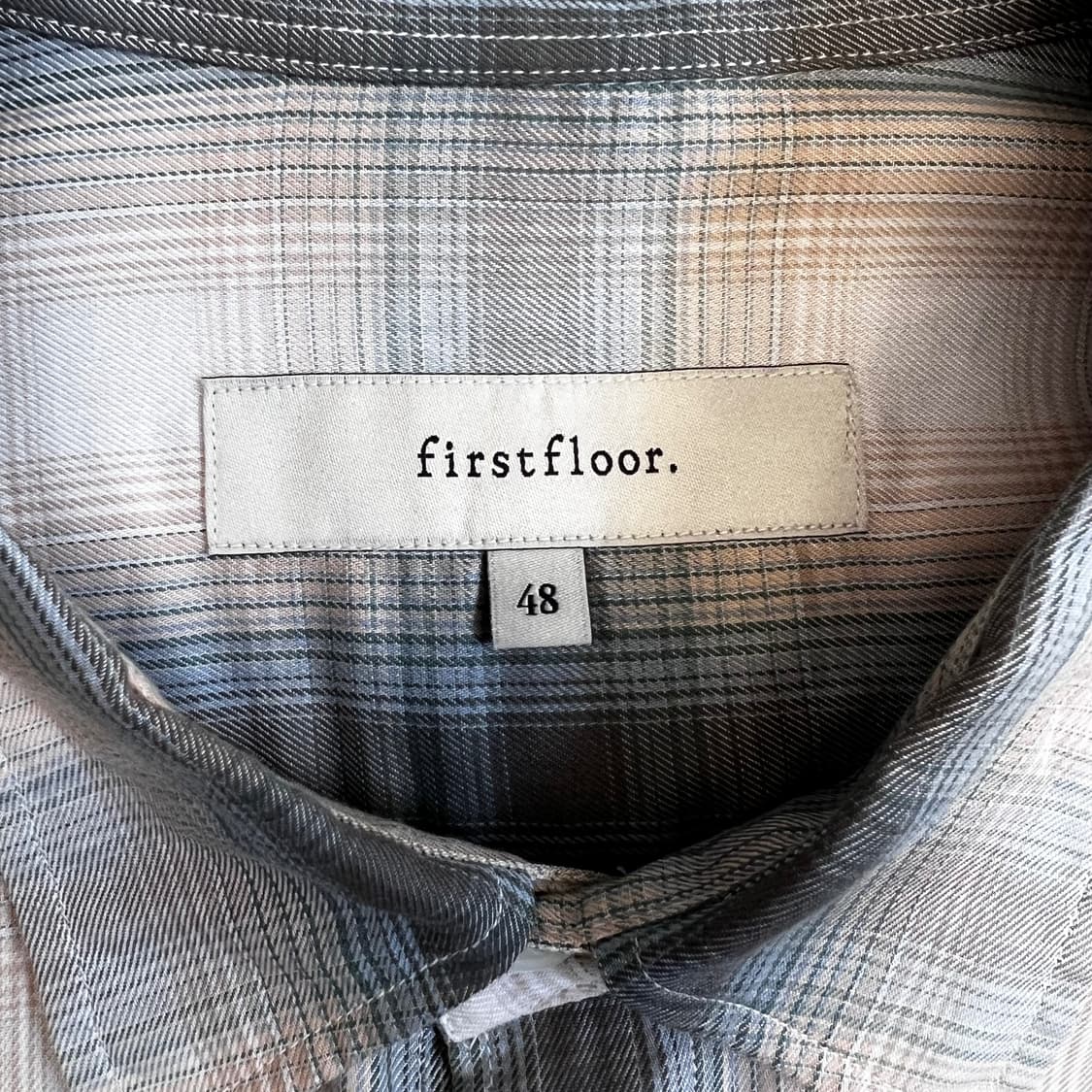 firstfloor 체크 셔츠 상품이미지3