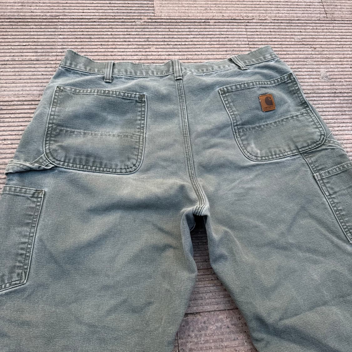 빈티지 칼하트 싱글니 B11 Mos 모스 카펜터 팬츠 상품이미지7
