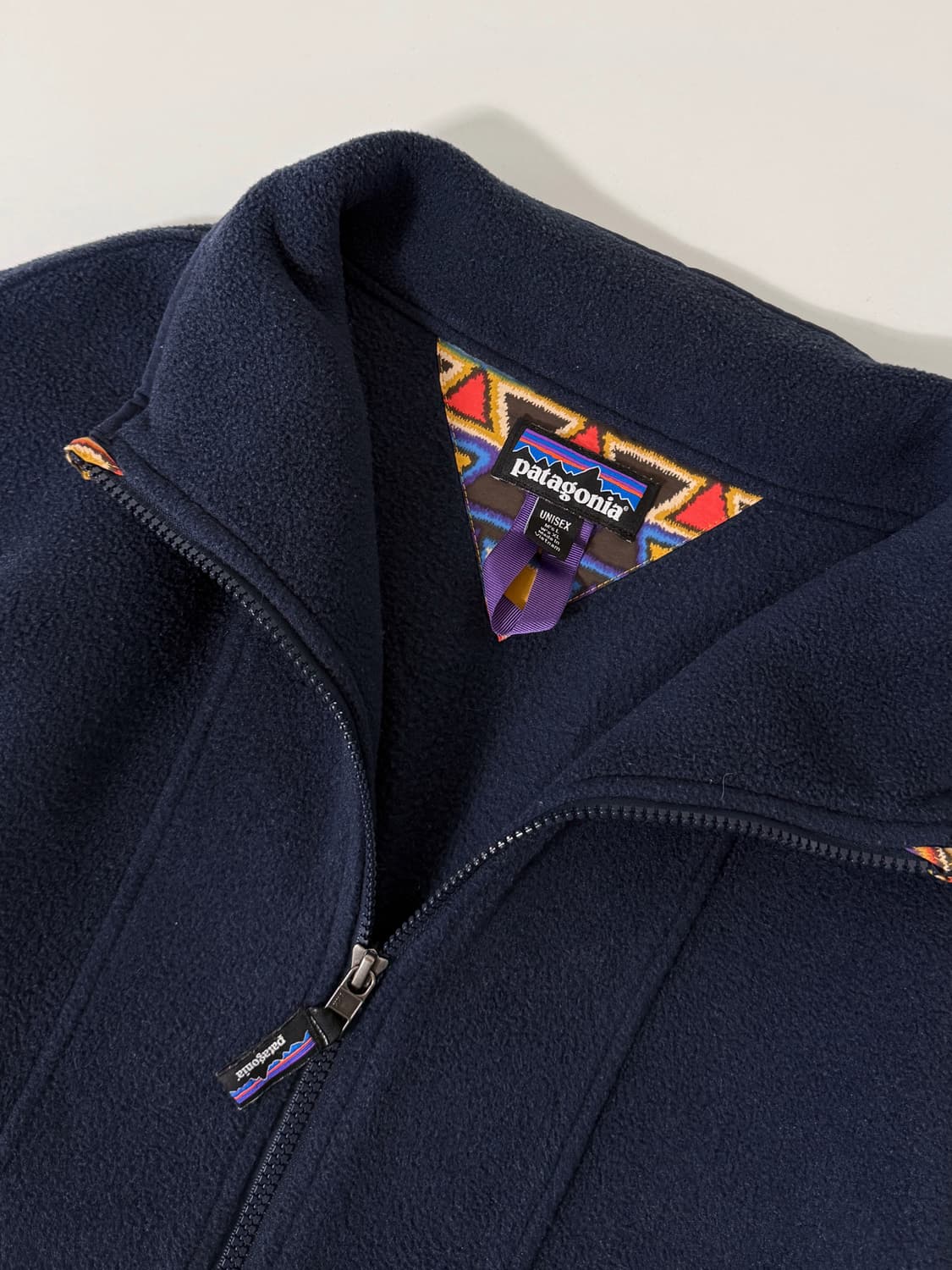 파타고니아 오버사이즈 에스닉 신칠라 하프집 플리스 자켓 상품이미지4