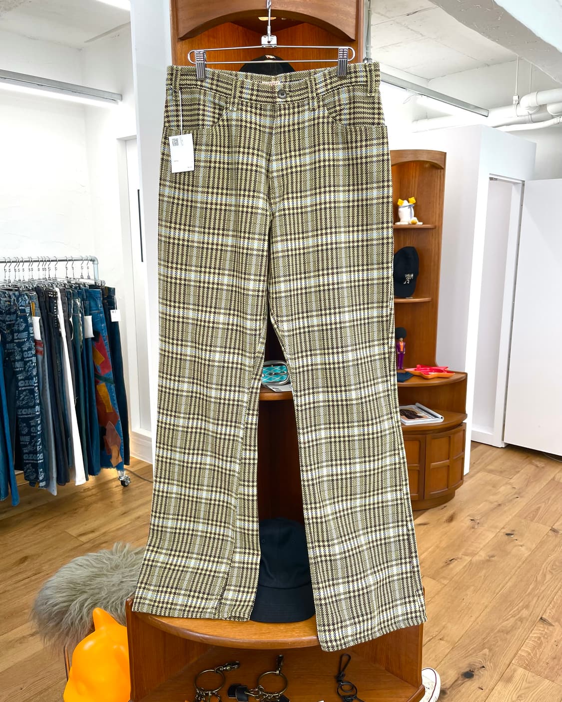 [3] 캐피탈 체크 플레어 팬츠 상품이미지4