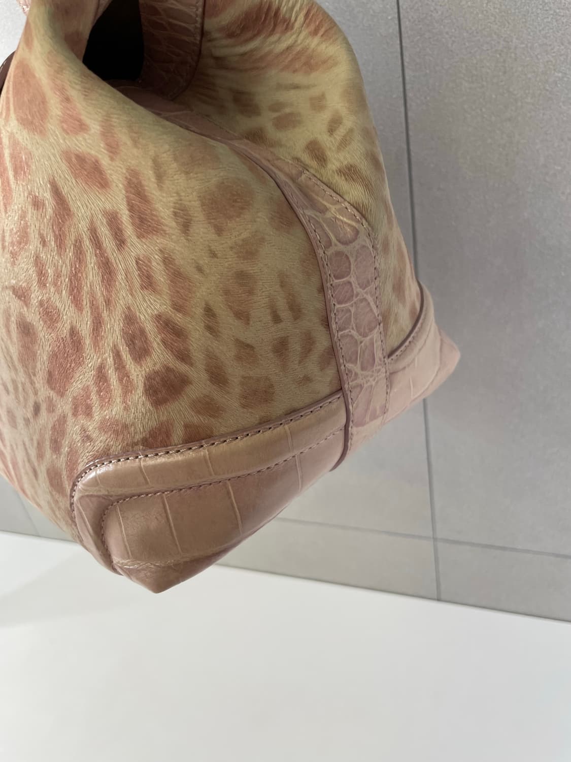 텐디 핑크 레오파드 자물쇠 토트백 가방 상품이미지6