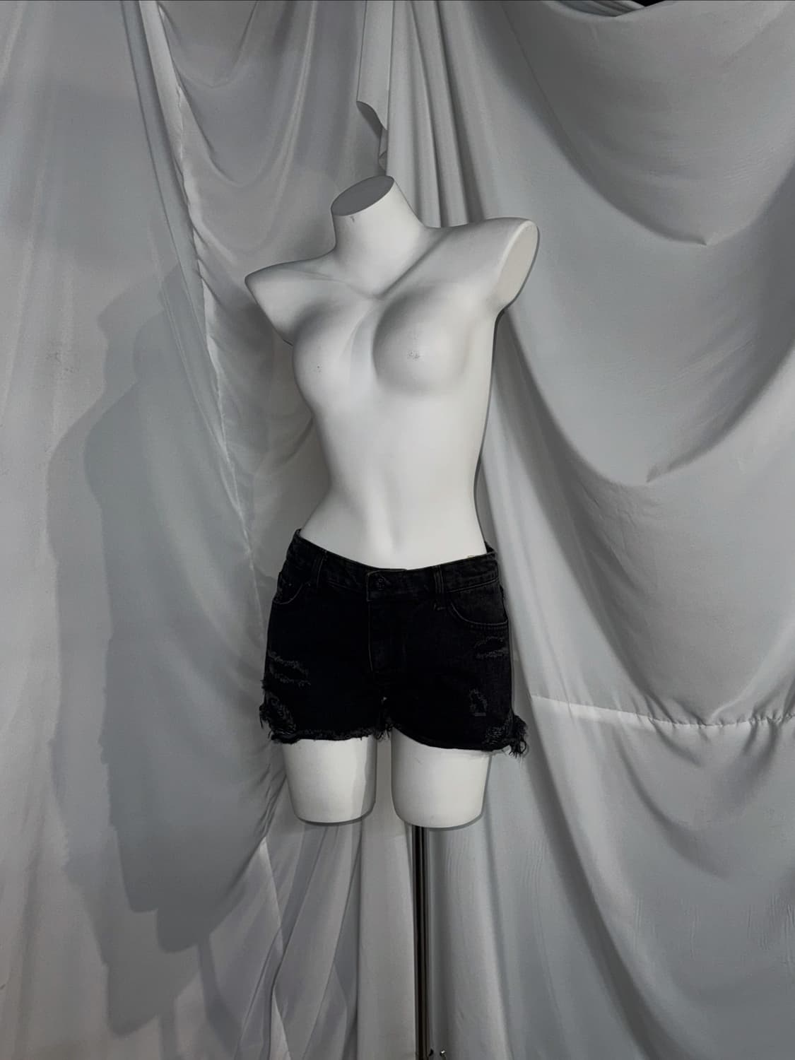 랙아웃 무채색 펑투케 해골큐빅 스크레치 코디세트  상품이미지2