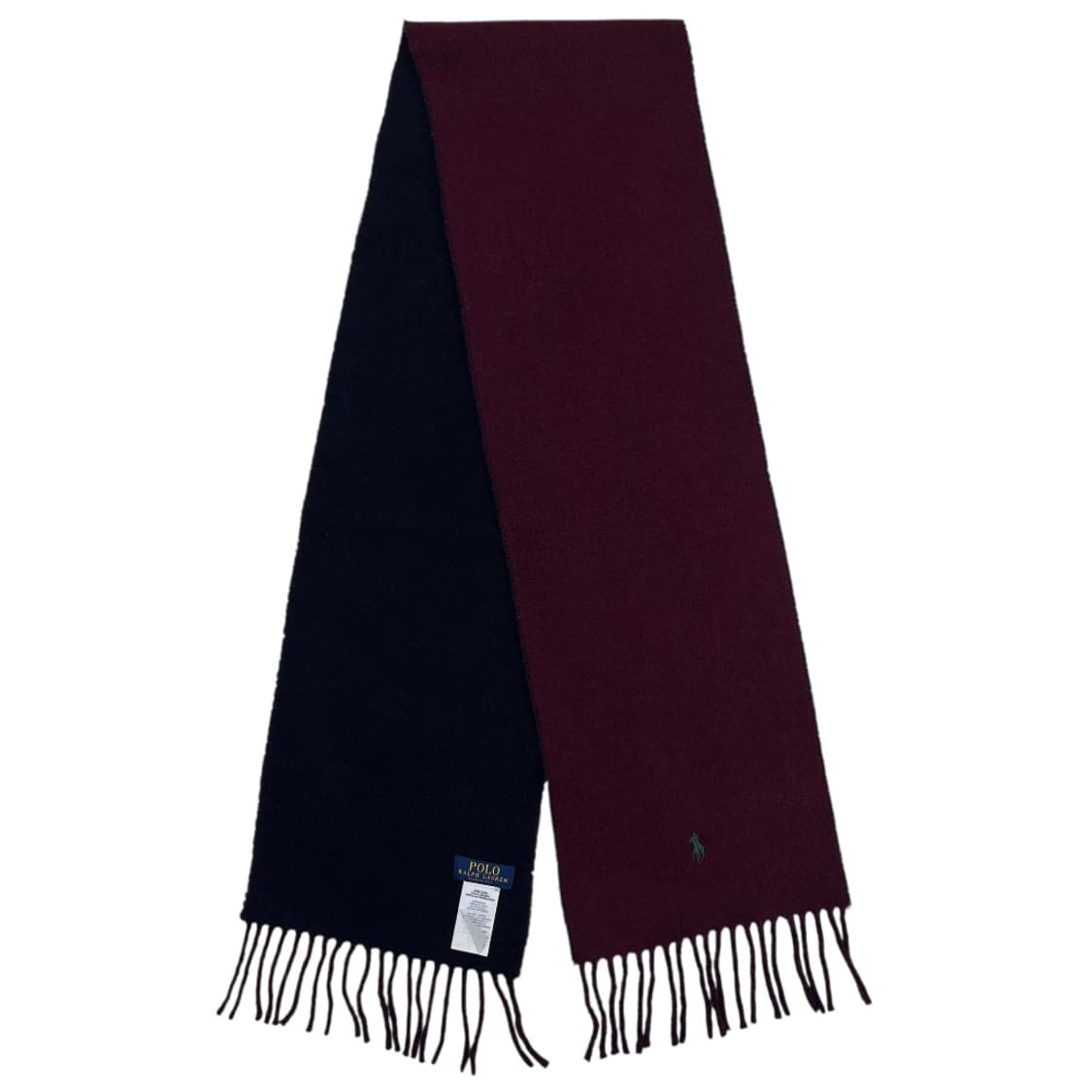 폴로 랄프로렌 그린포니 버건디 네이비 머플러 상품이미지4