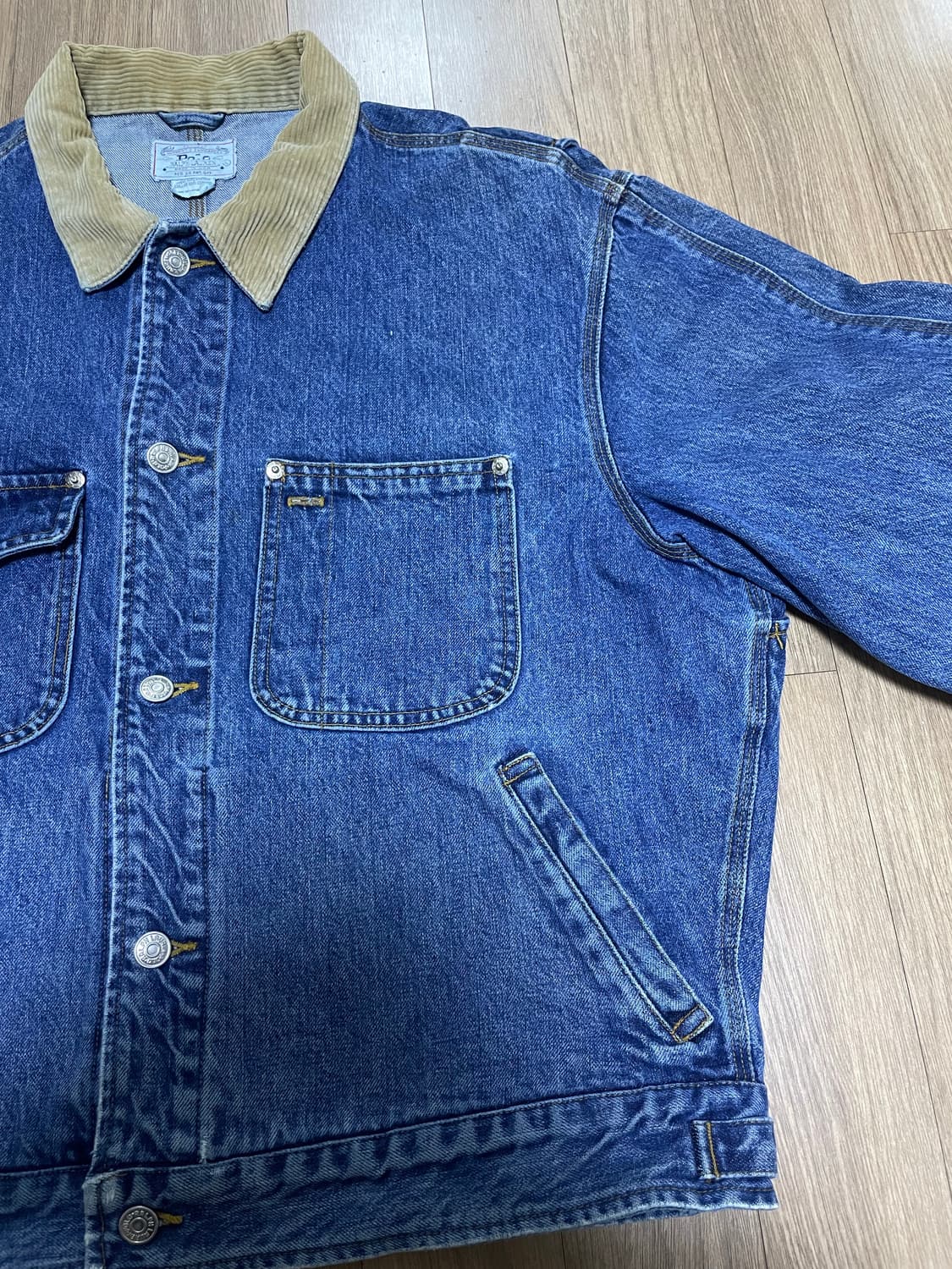 L 90s 폴로 덩가리 자켓 상품이미지3