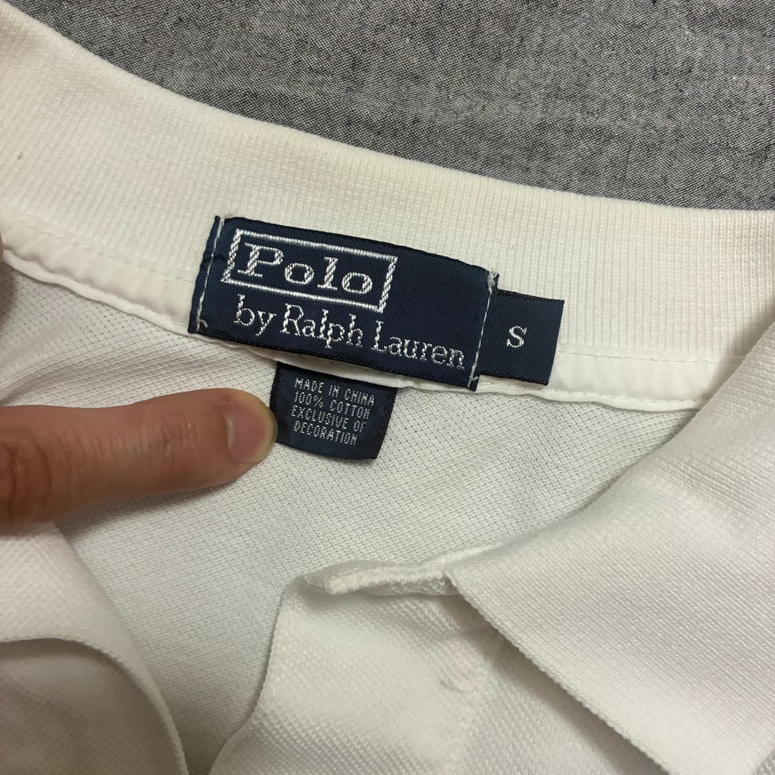 폴로 빅포니 화이트 반팔 상품이미지5