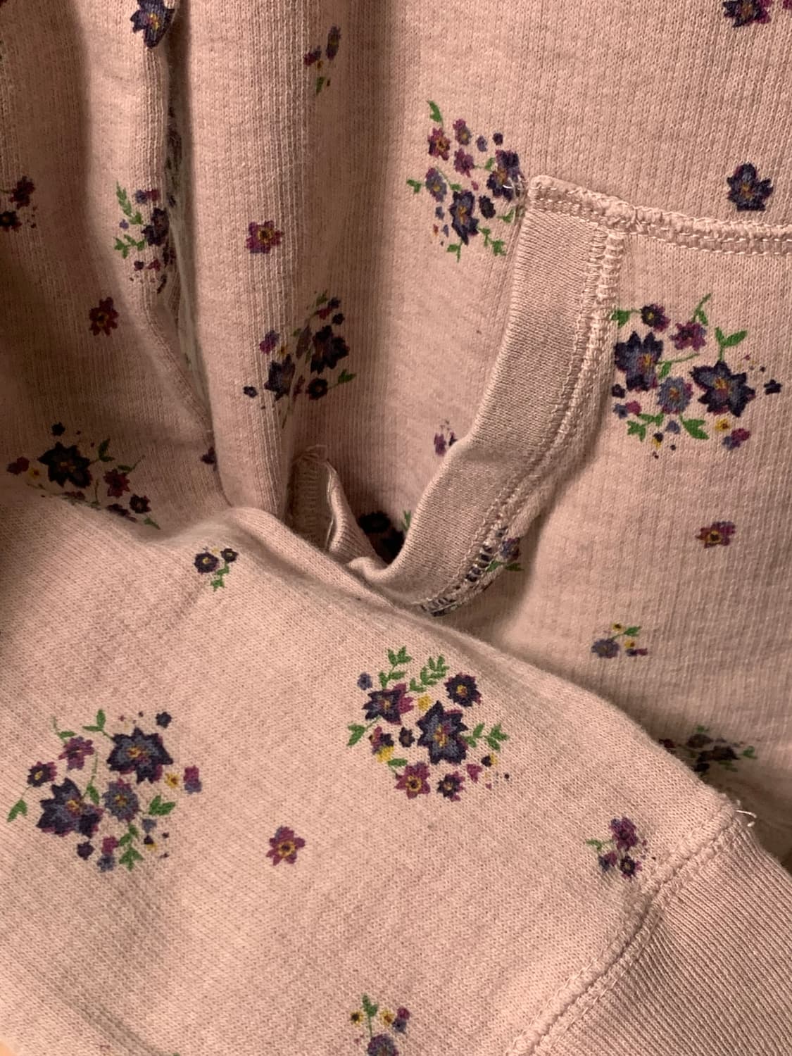 빈티지 플라워 후드집업 상품이미지3