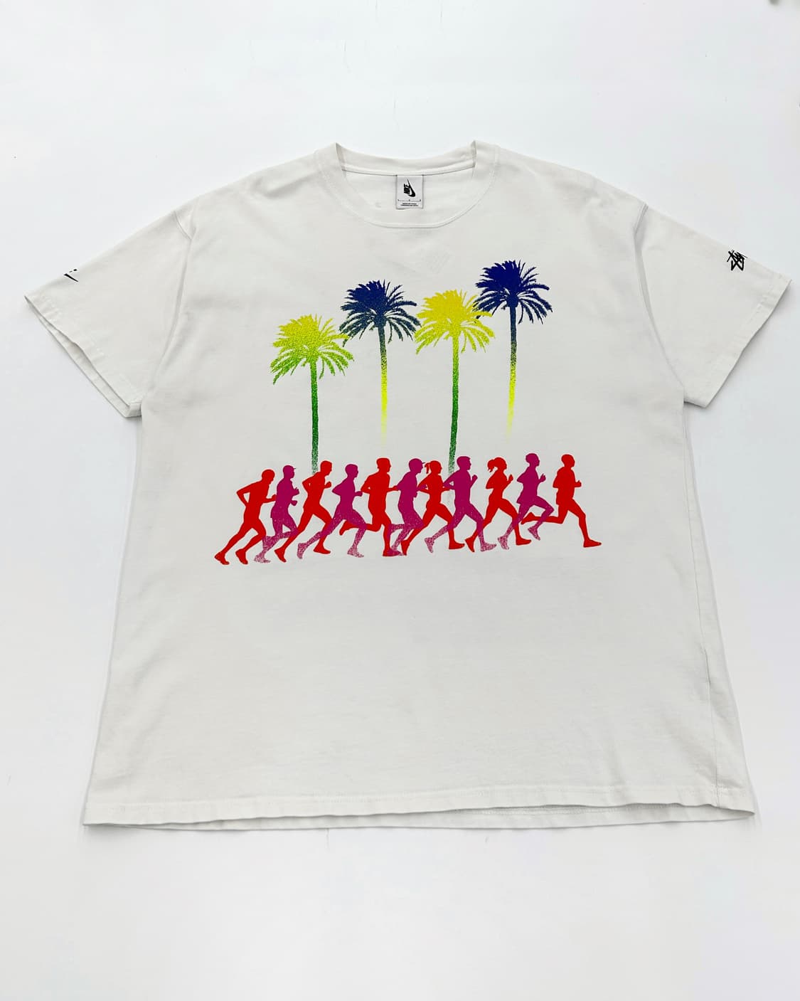 NIKE X STUSSY 더글라스 팜 트리 반팔 티셔츠 화이트 상품이미지1