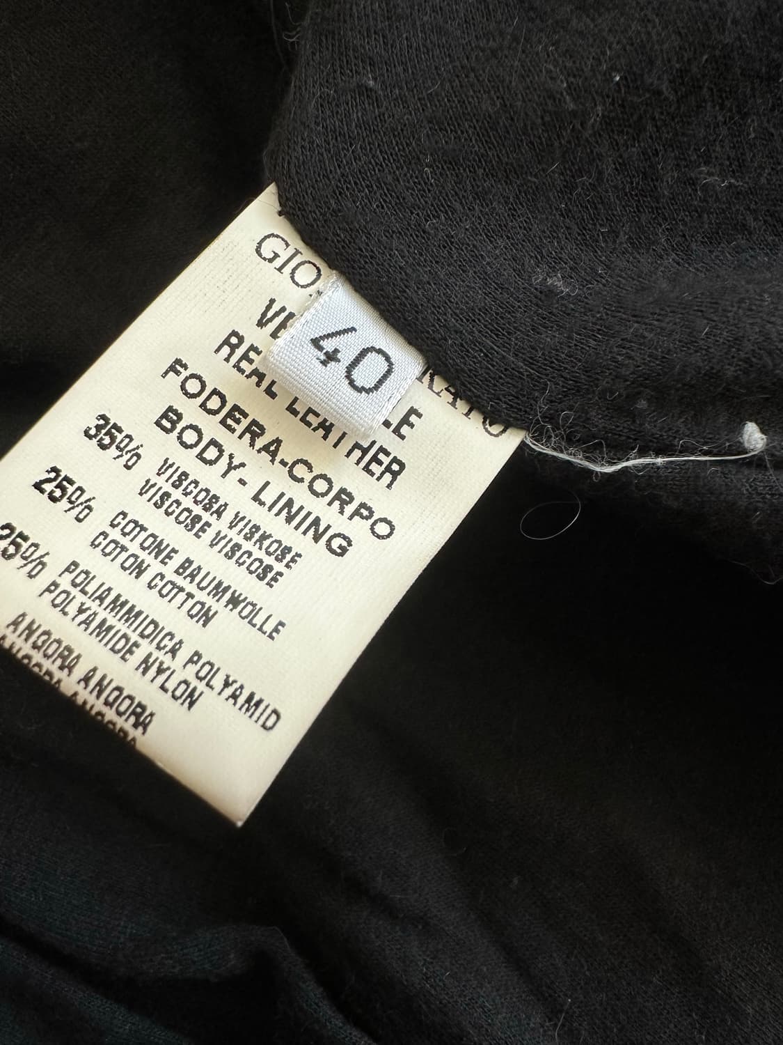 조르지오 브라토 아카이브 해체 레더 코트 상품이미지9