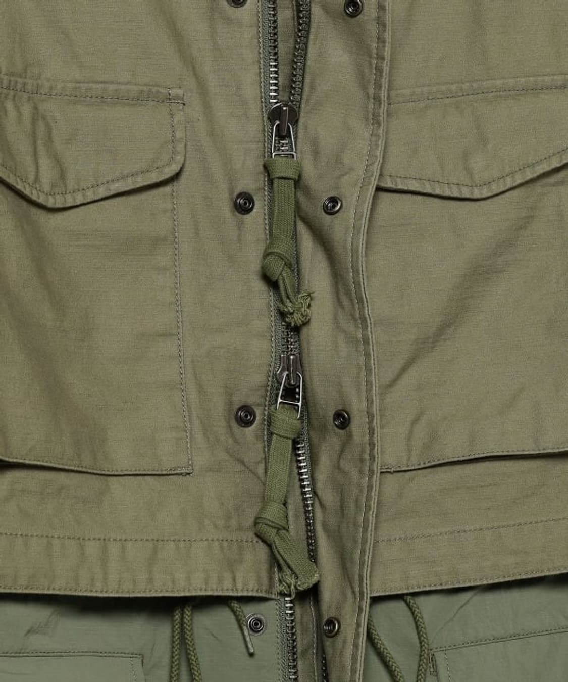 BEAMS 빔즈 벤틸레이션 M-65 블루종 자켓 s 상품이미지2