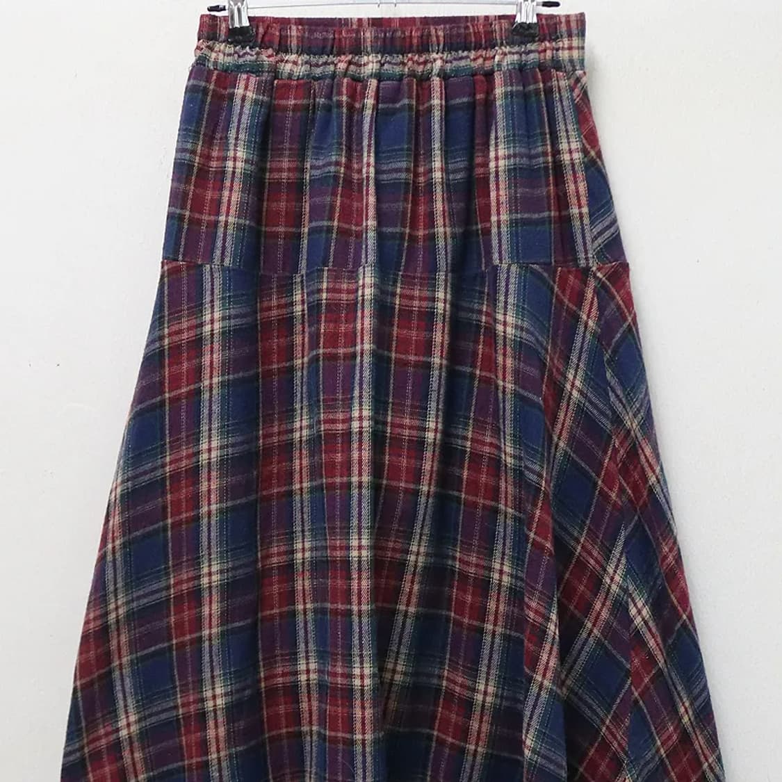 지알엘 체크 언발 프릴 롱 스커트 63607 상품이미지5