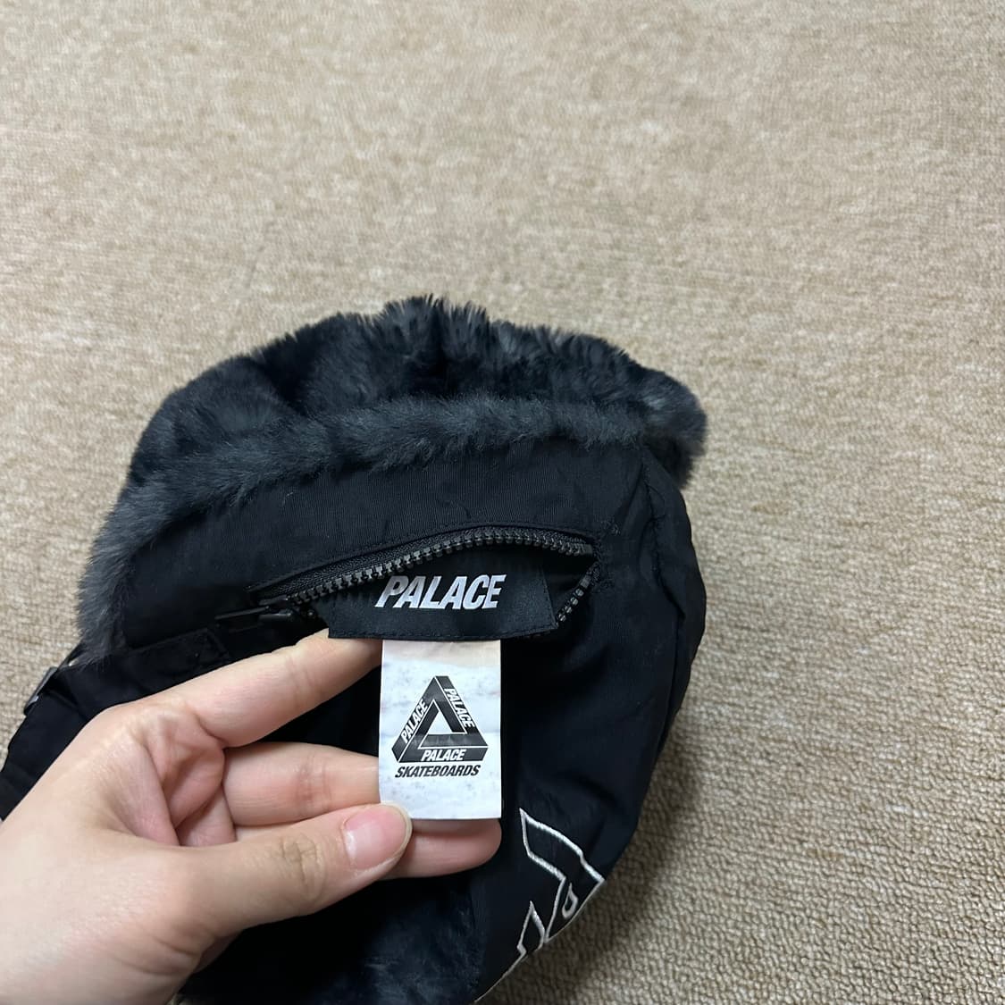 팔라스 20FW P 트루퍼 쉘 햇 블랙 리버시블 양면 상품이미지6