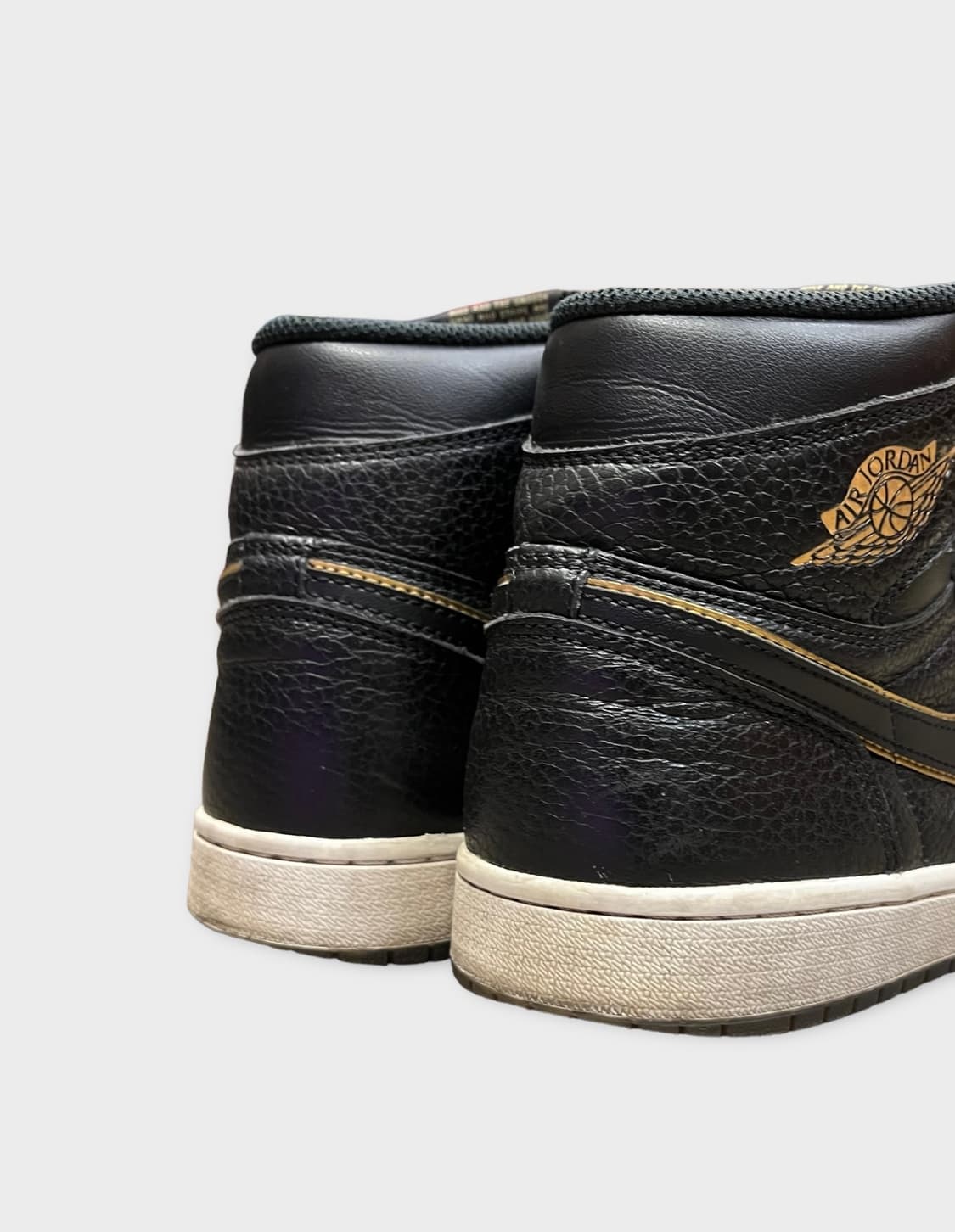 나이키 조던 레트로 레더 블랙 스니커즈 상품이미지4
