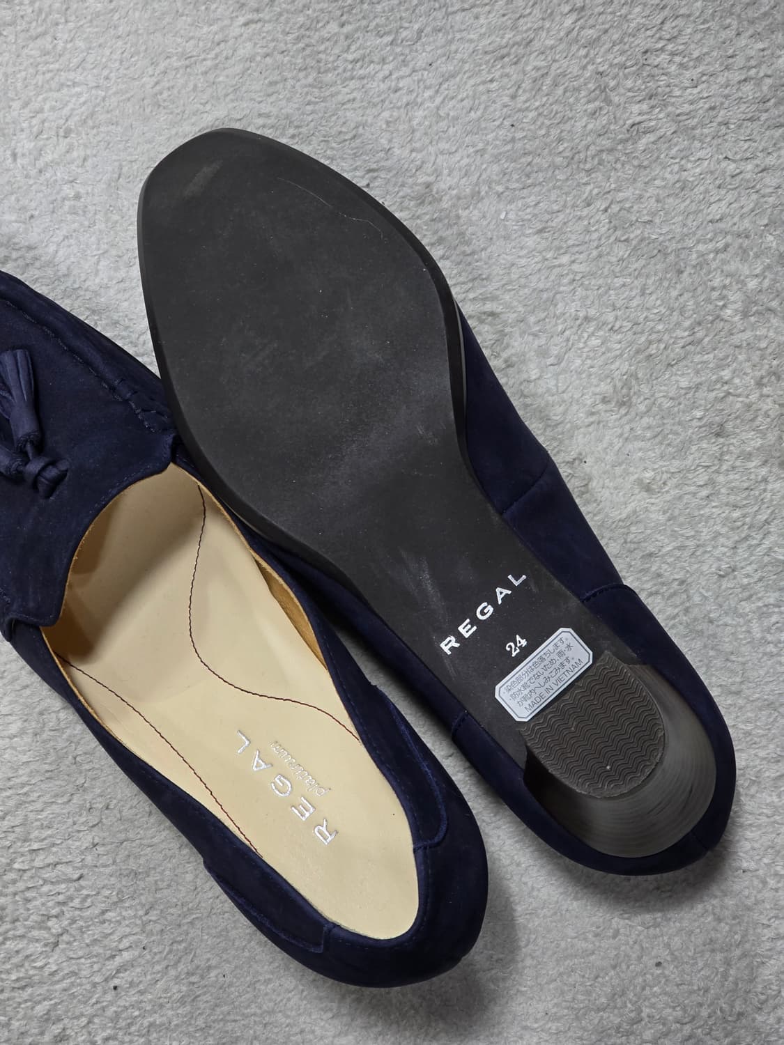 리갈 테슬 헤리티지 스웨이드 구두 네이비 240 상품이미지6