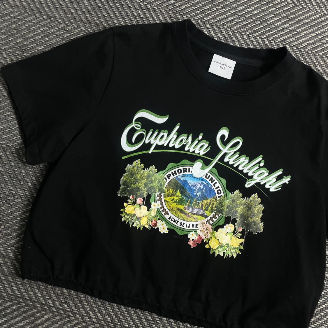 아크메드라비 빅로고 크롭 티셔츠o 3927 상품이미지3