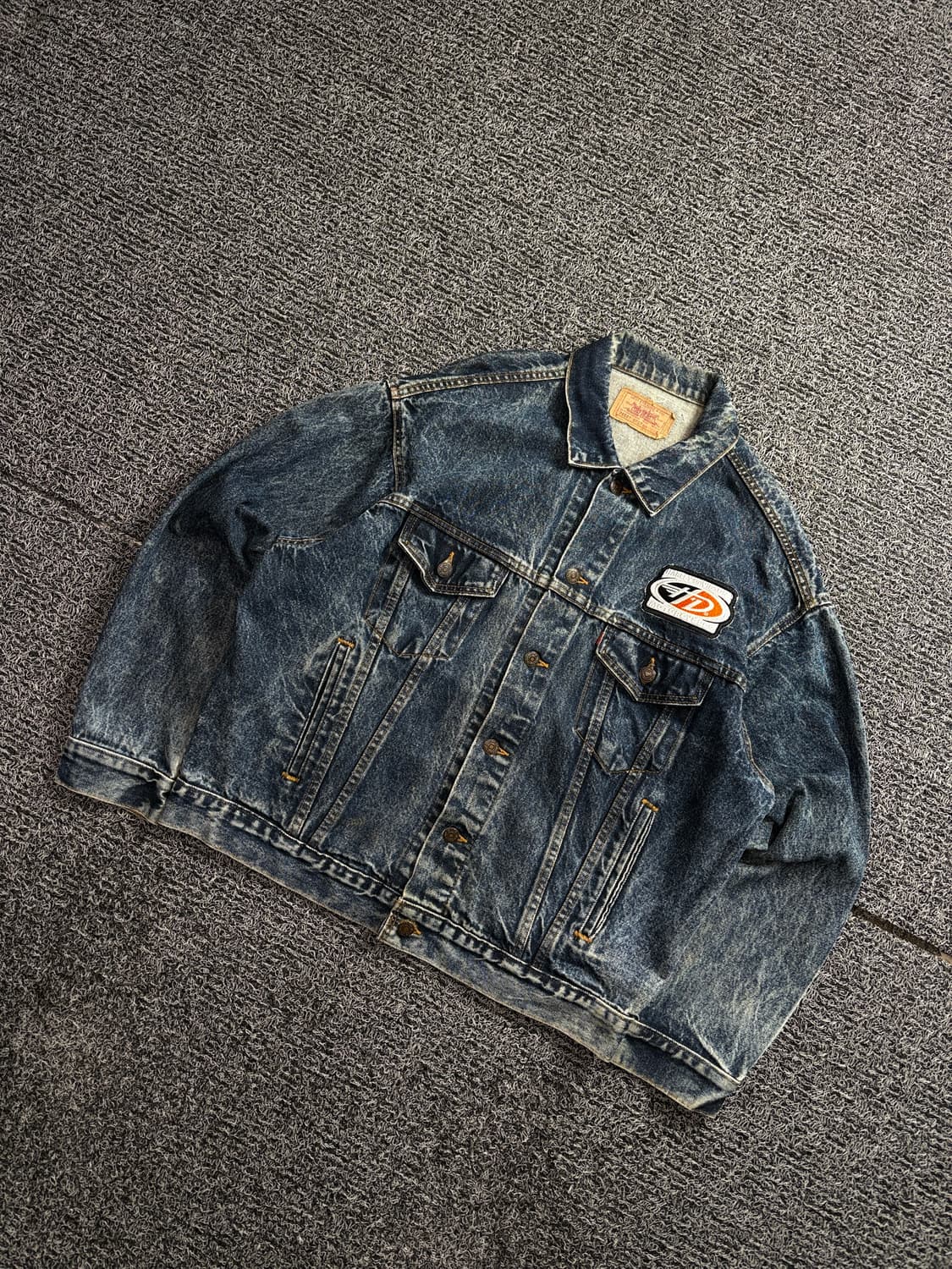리바이스 할리데이비슨 패치 데님 워크 자켓 2372 상품이미지1