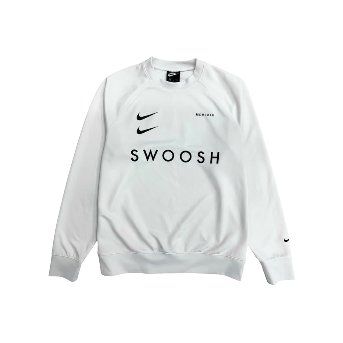 나이키 NSW 더블 스우시 화이트 폴리 맨투맨 100 L 상품이미지1