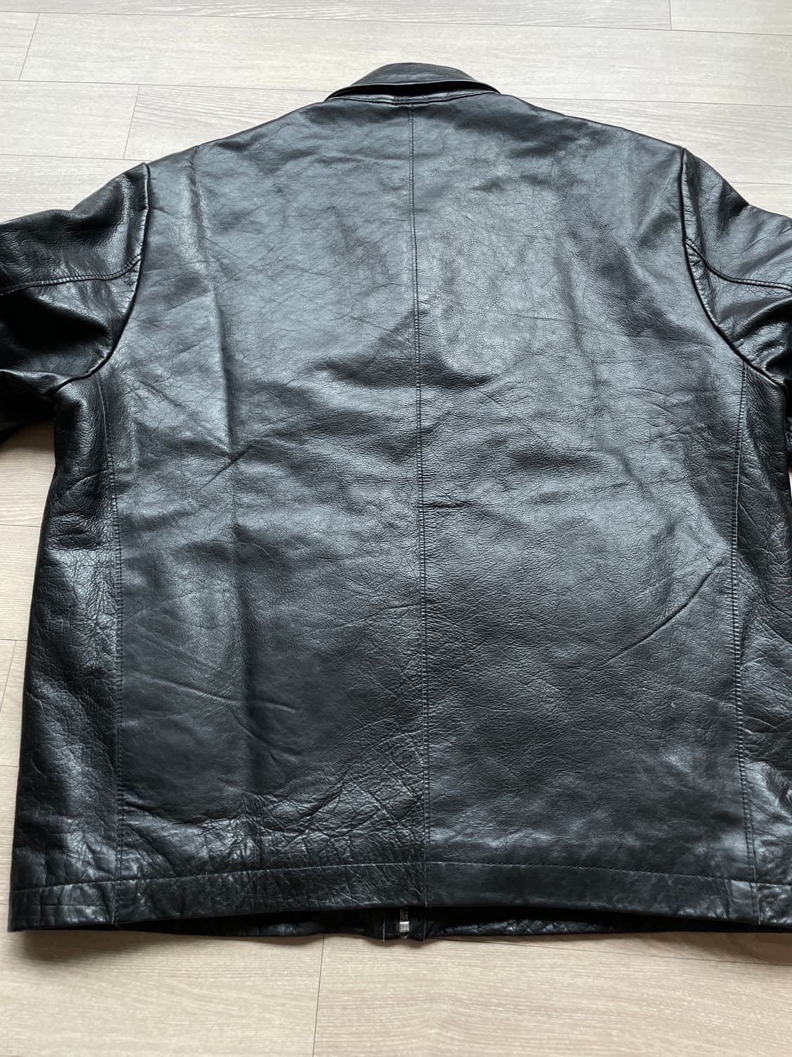 90s 올드갭 레더 자켓 블랙 상품이미지9