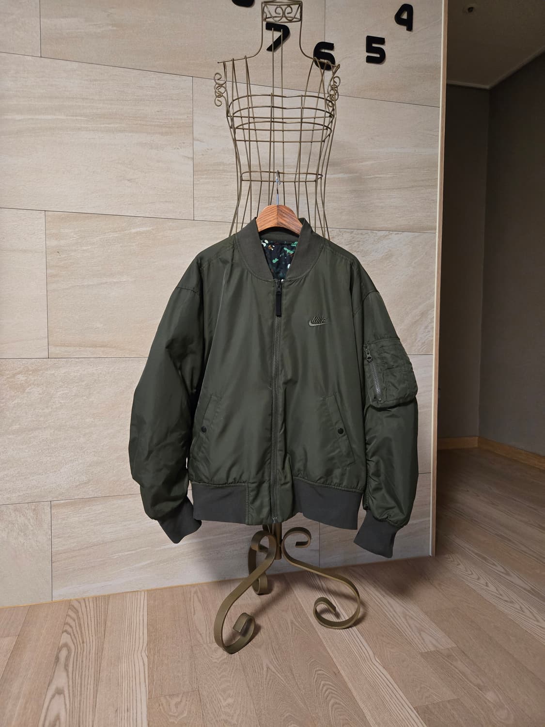 [L/100] 나이키 남성 양면 봄버 자켓 상품이미지1