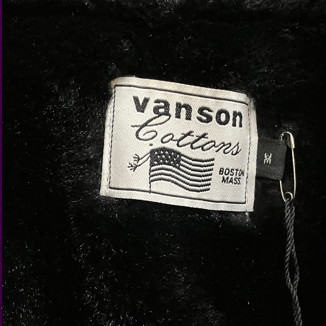 밴슨 레더 양털 니트 집업 M 상품이미지2