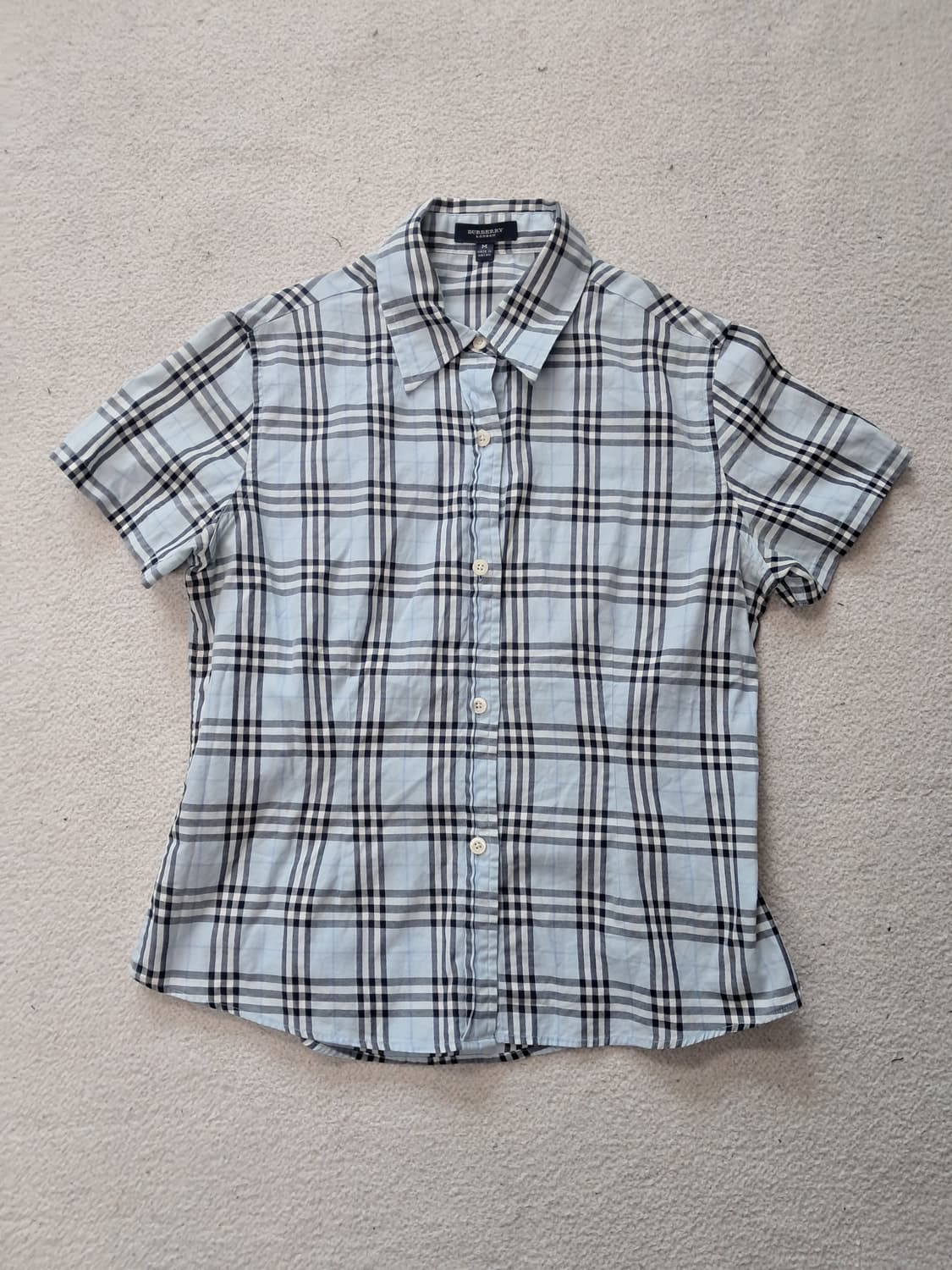 버버리 체크남방 상품이미지1