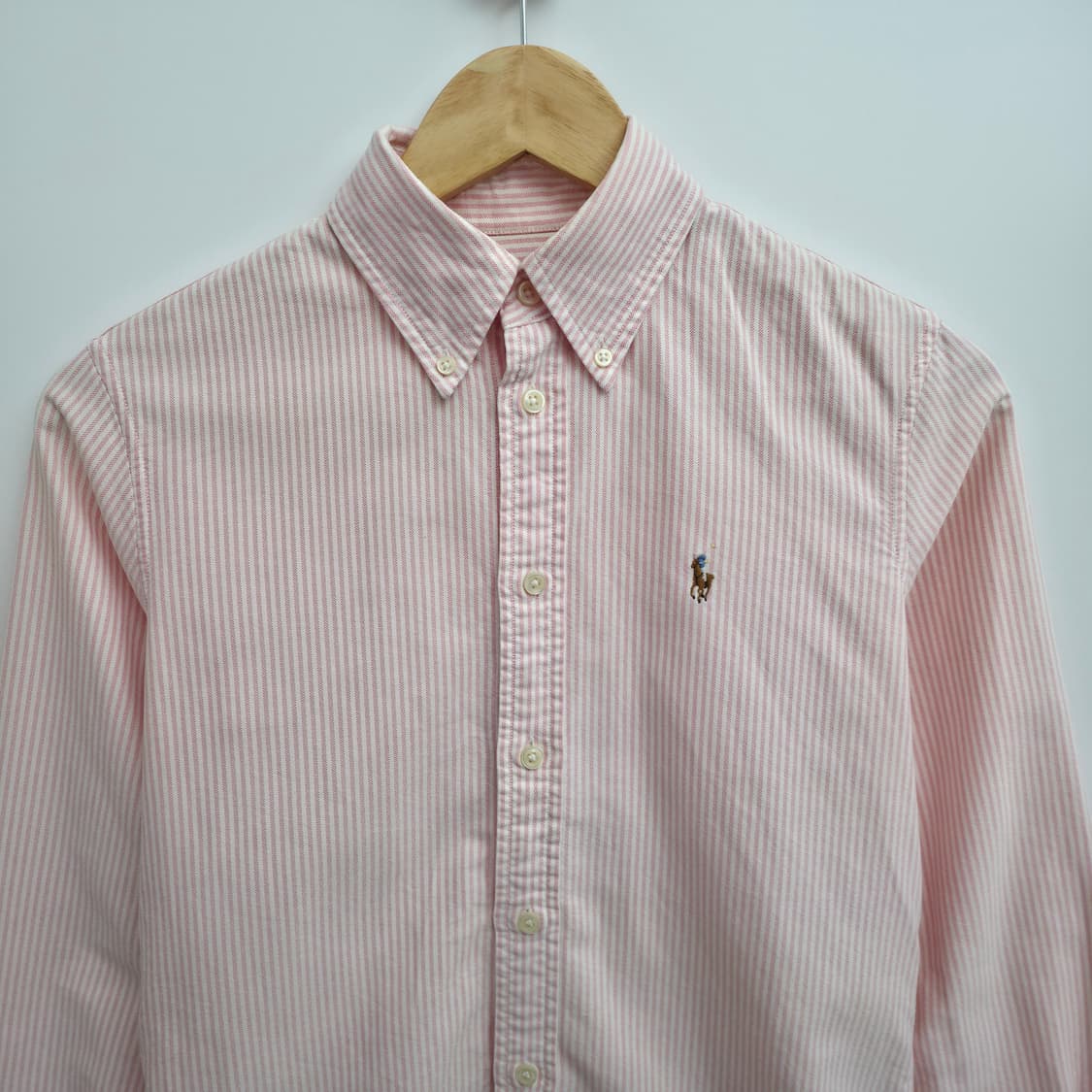 [XS] 폴로 랄프로렌 핑크 스트라이프 셔츠 상품이미지2